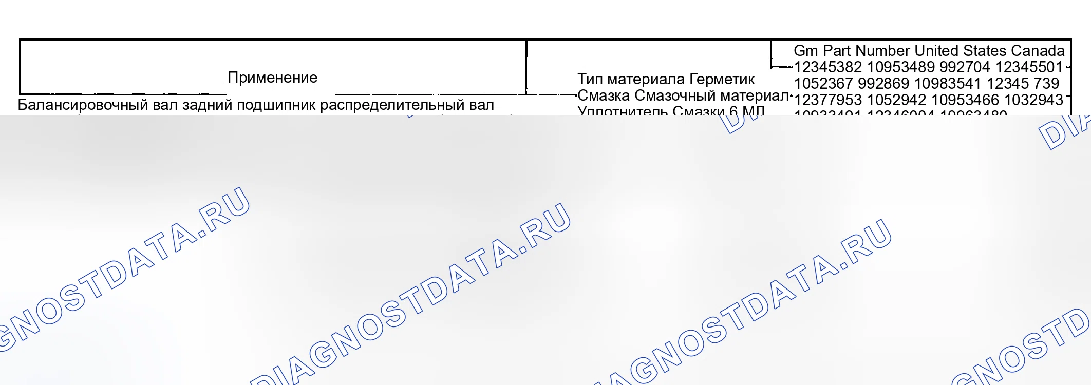 Рис. 1: Герметики, клеи и смазки. Hyundai Terracan I