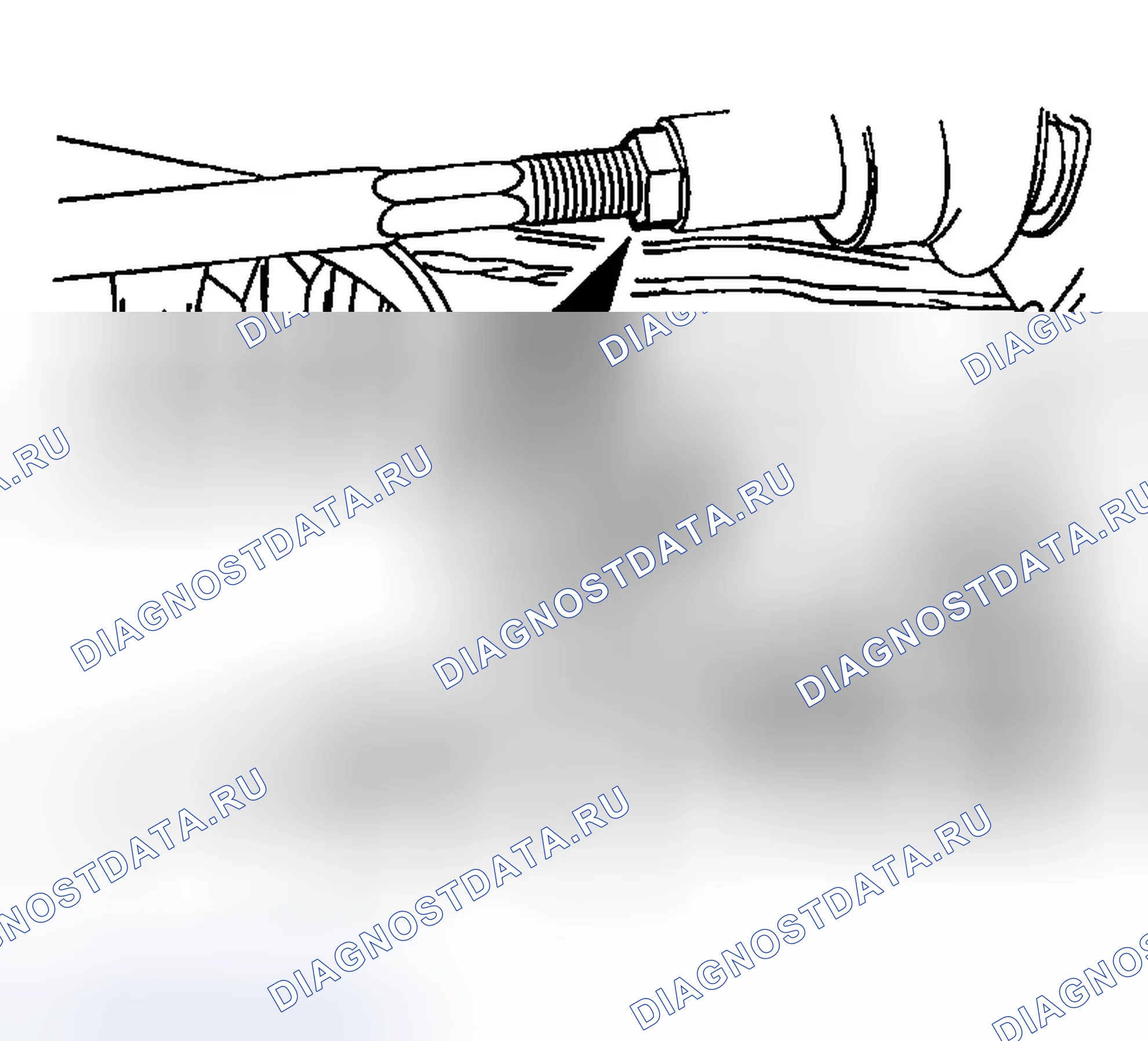 Рис. 26: Регулировка заднего носка. Ford Explorer III