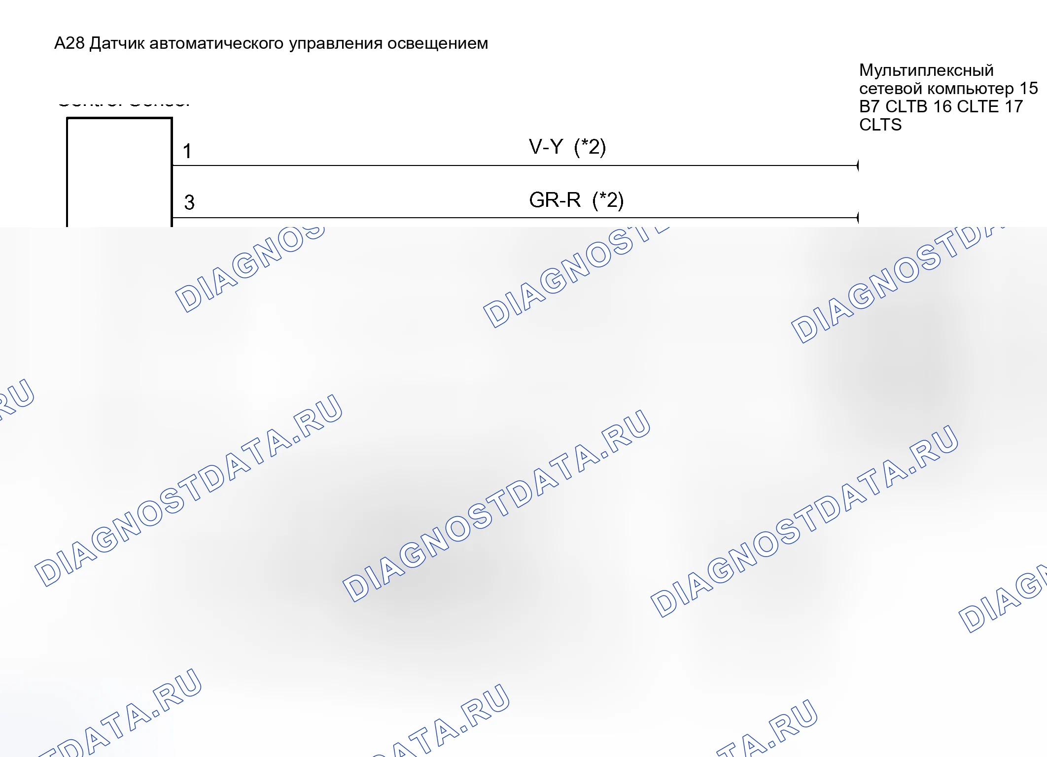 Рис. 25: электросхема. Toyota Camry XV30