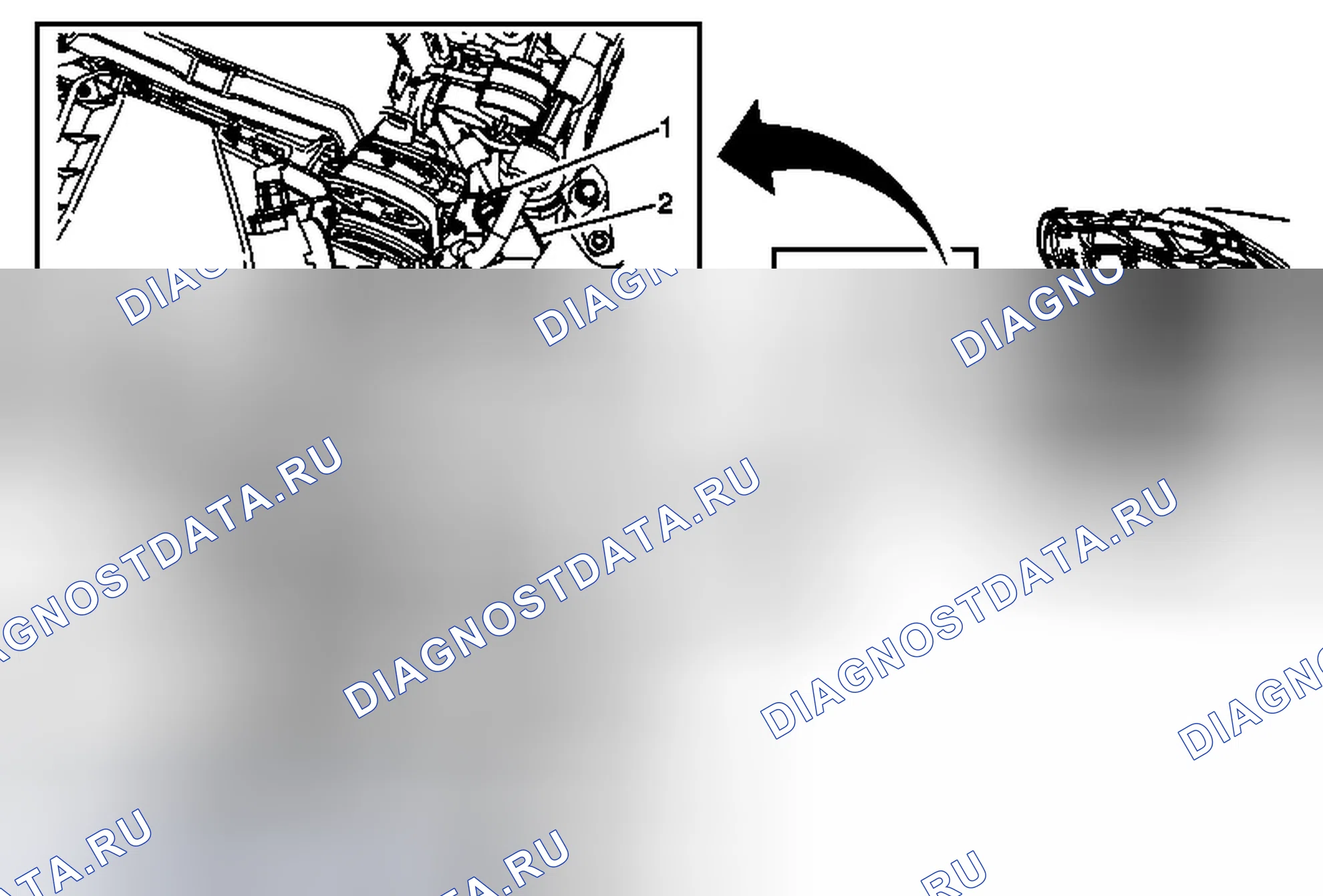 Рис. 11: Замена выпускного шланга радиатора (LTG). Chevrolet Malibu VIII рестайлинг