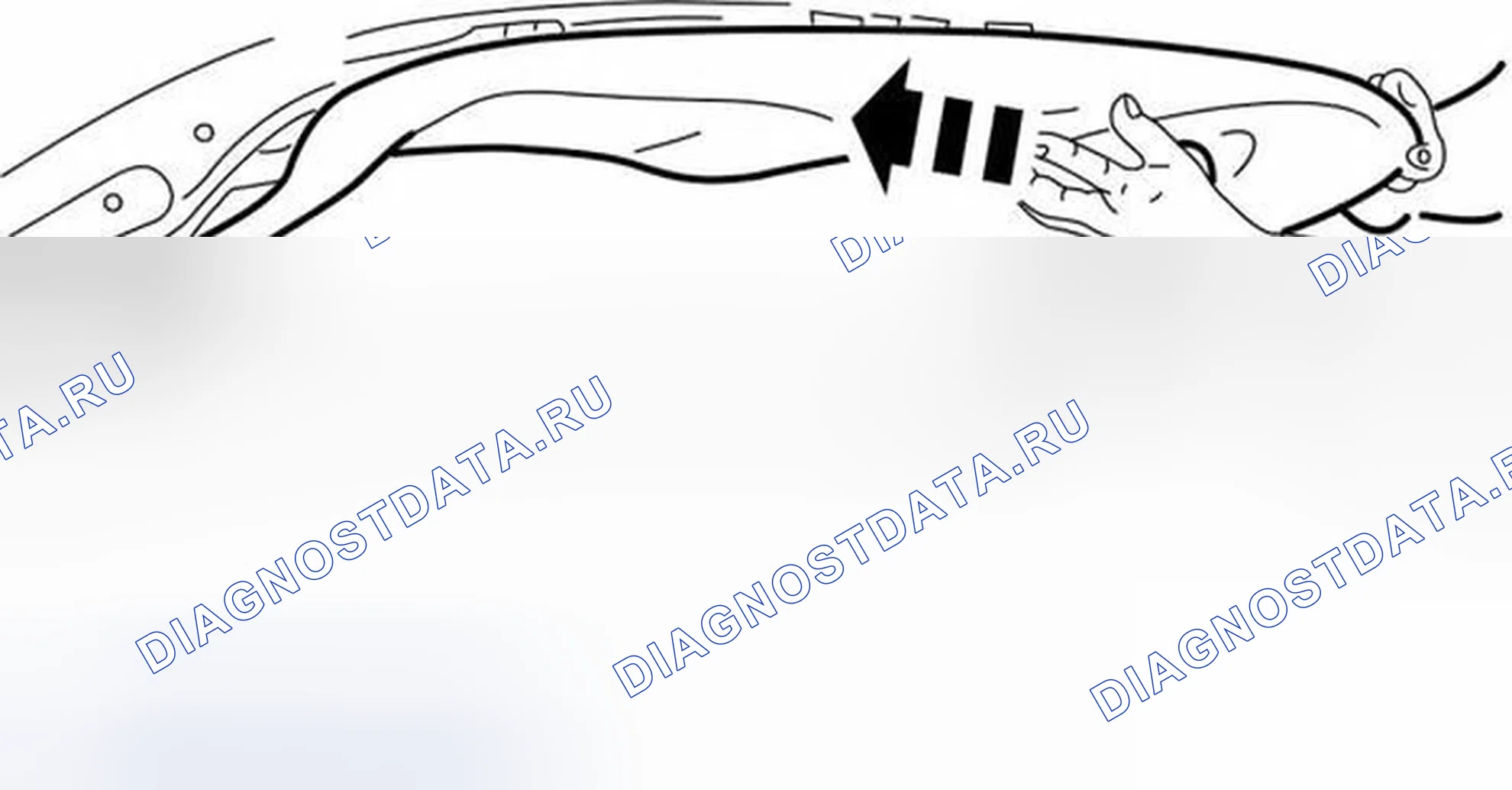 Рис. 23: Установка. Jaguar XKR I рестайлинг