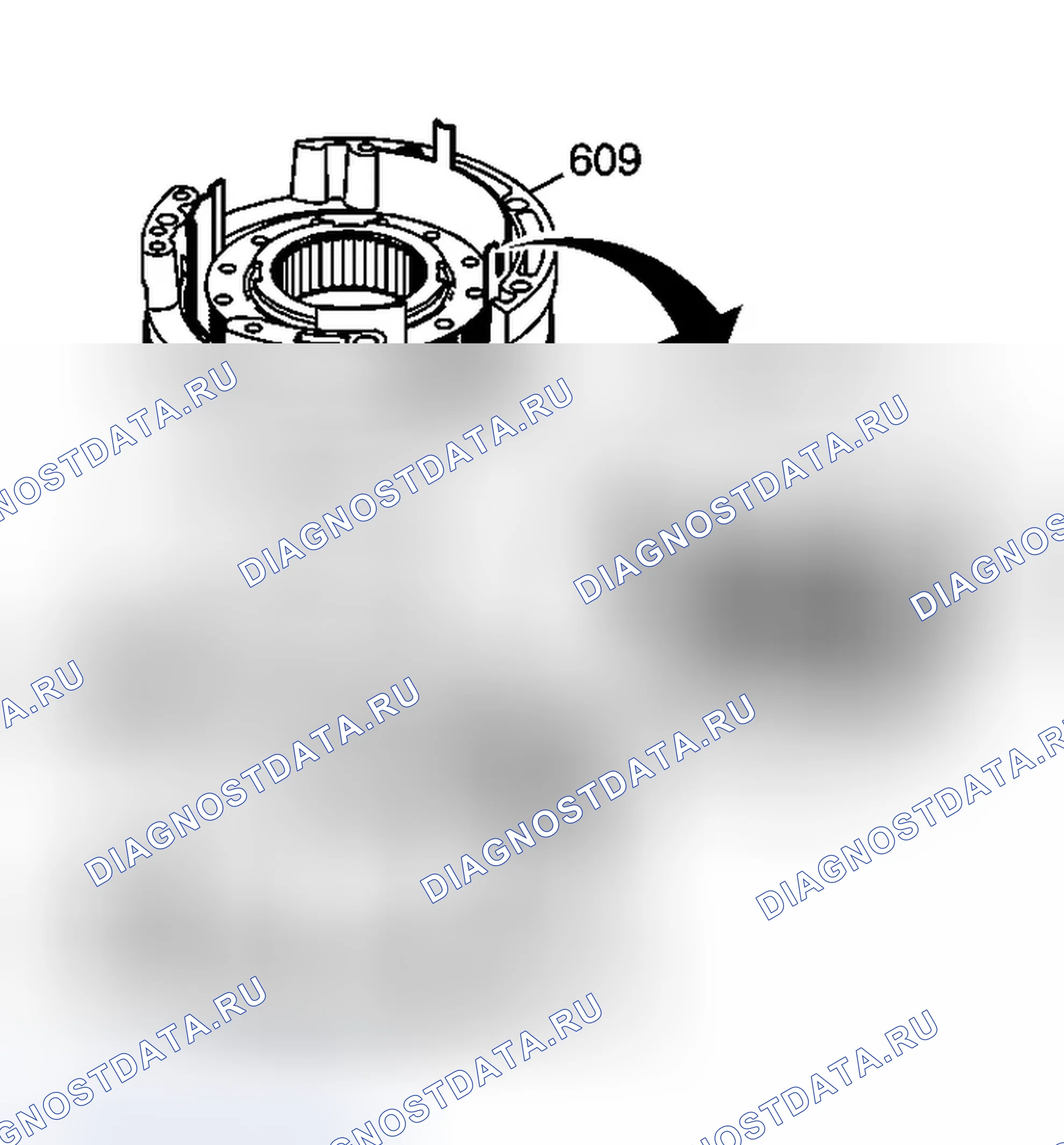 Рис. 219: Демонтаж узла опоры ведомой звездочки. Buick Rendezvous I