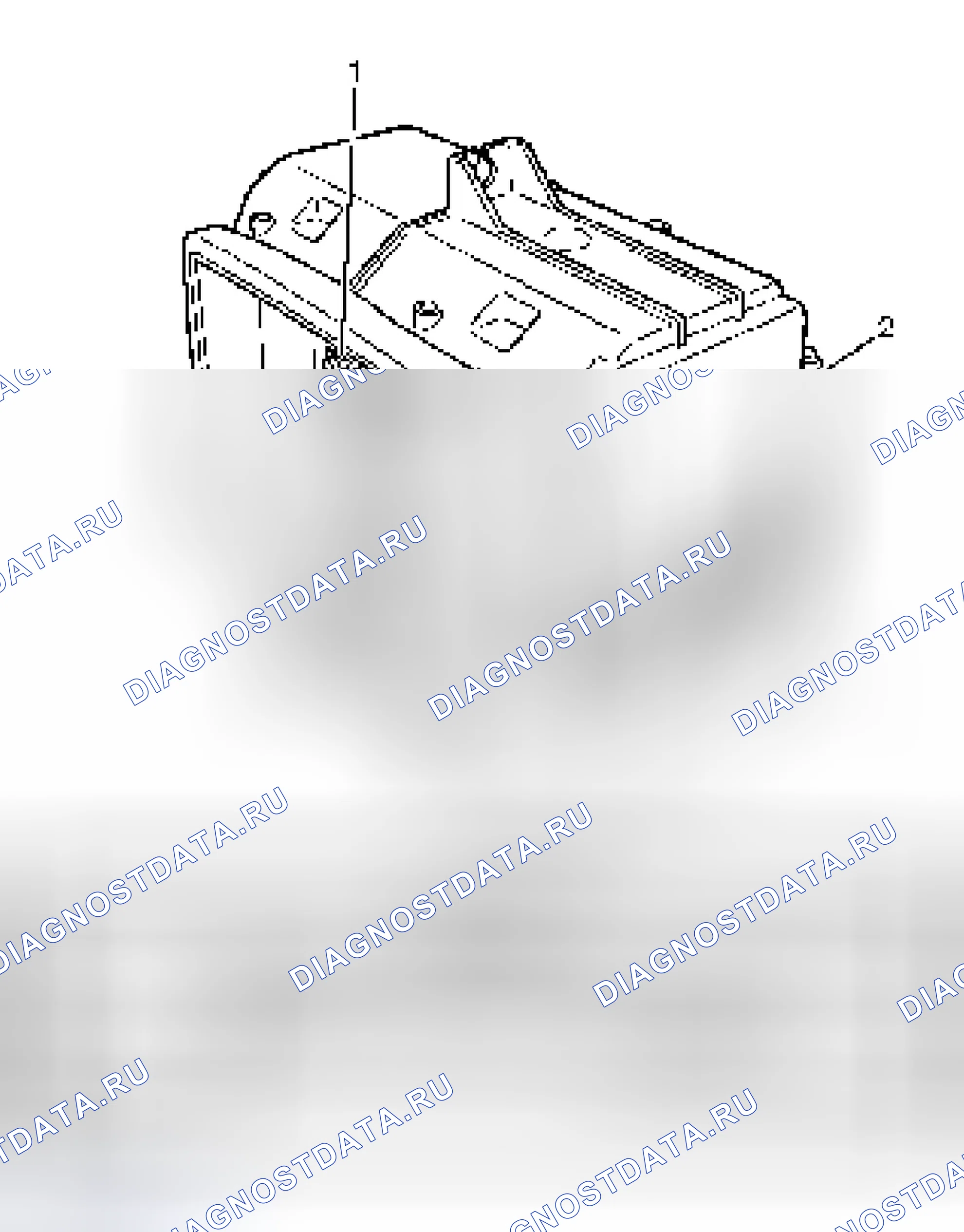 Рис. 126: ДАТЧИК ВОЗДУХОВОДА. Isuzu Axiom I