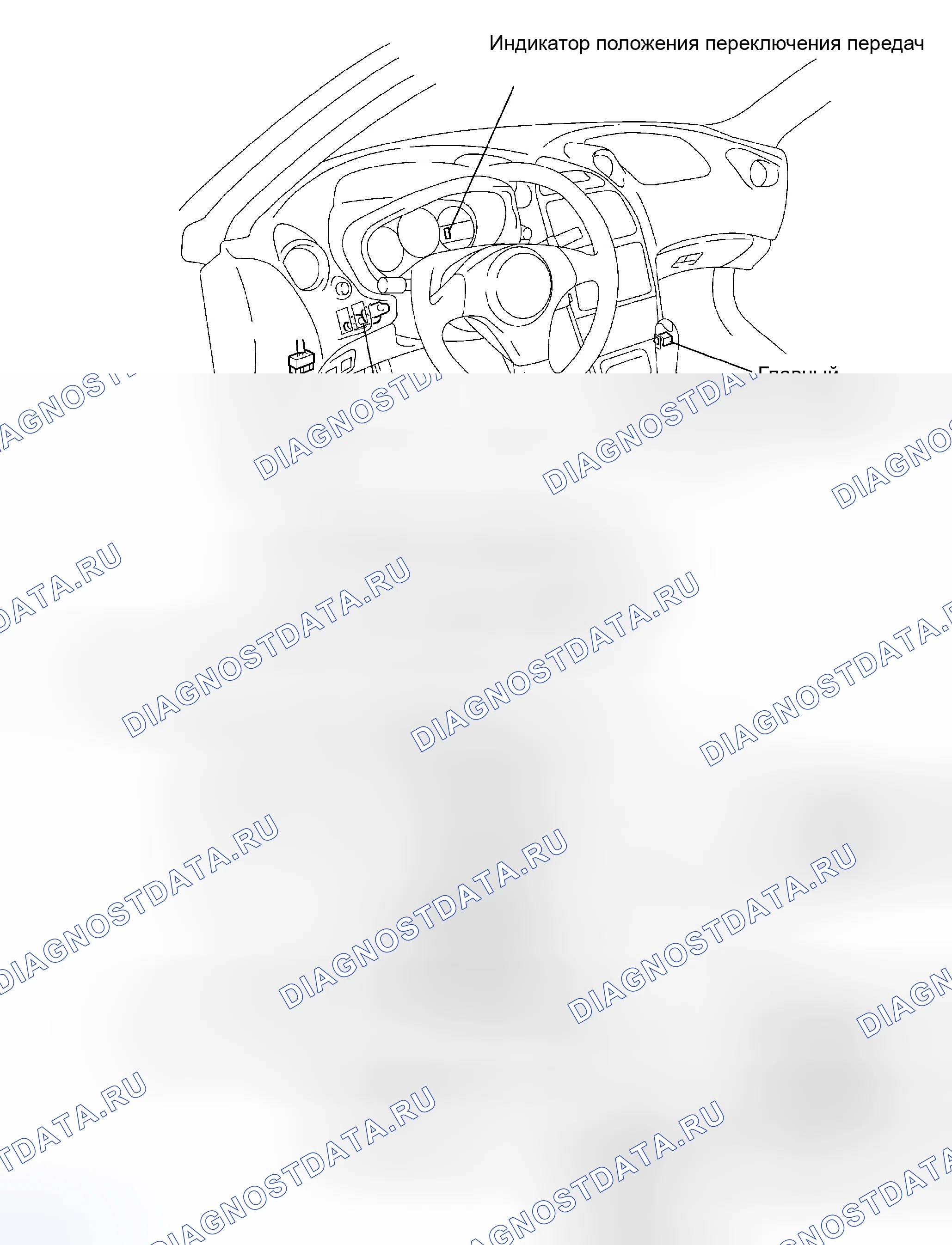 Рис. 363: РАСПОЛОЖЕНИЕ ДЕТАЛЕЙ. Toyota Celica T230 рестайлинг