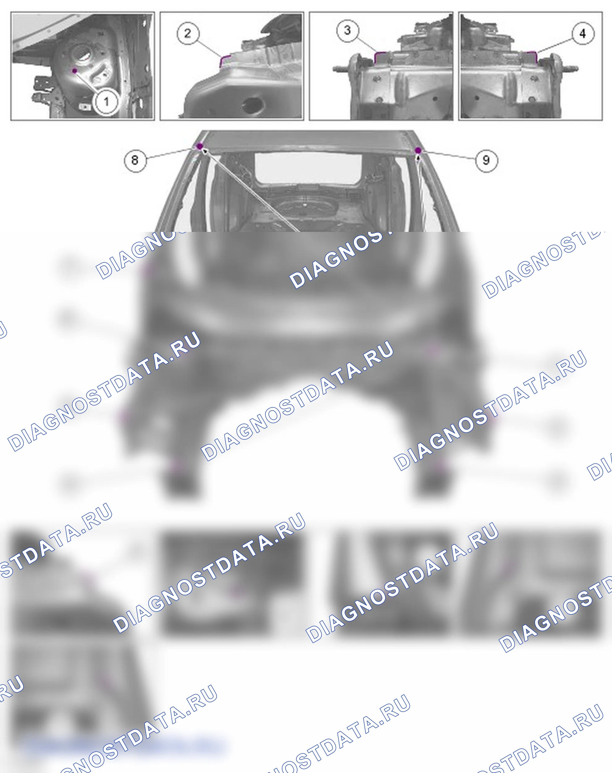 Как проверить зазоры рамы. Ford Grand C-MAX II рестайлинг