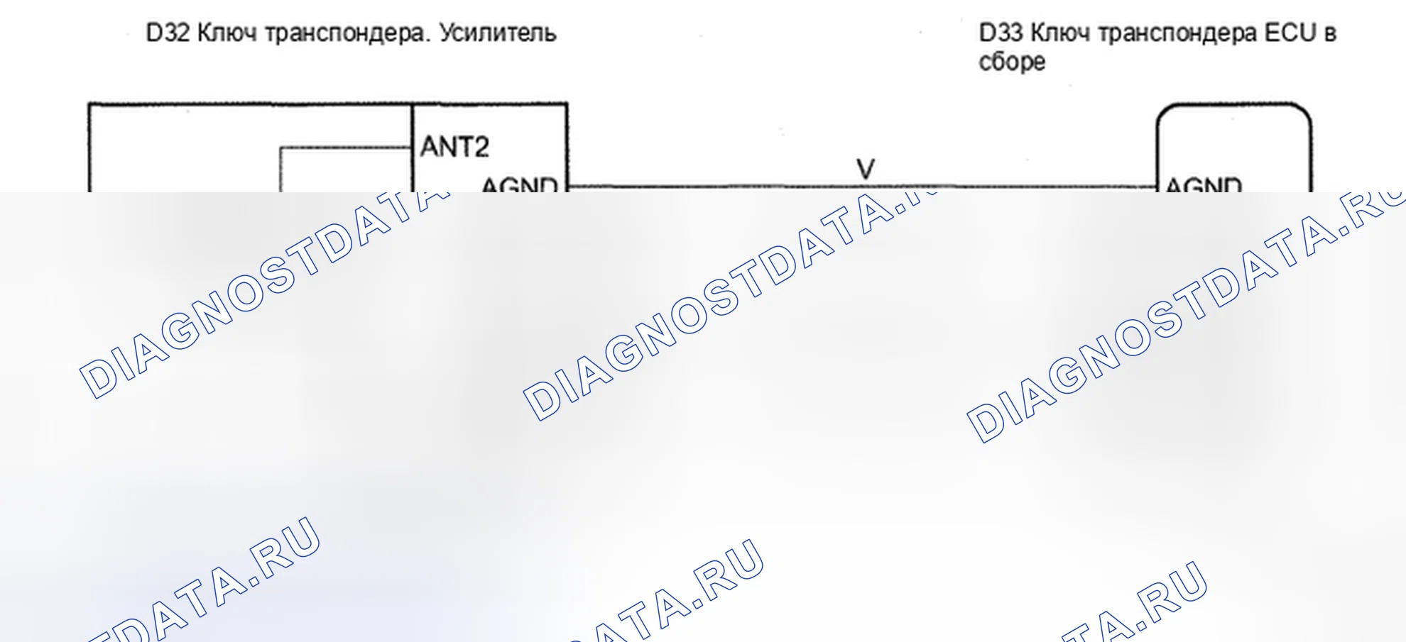 Рис. 5: электросхема. Toyota Avalon XX30 рестайлинг