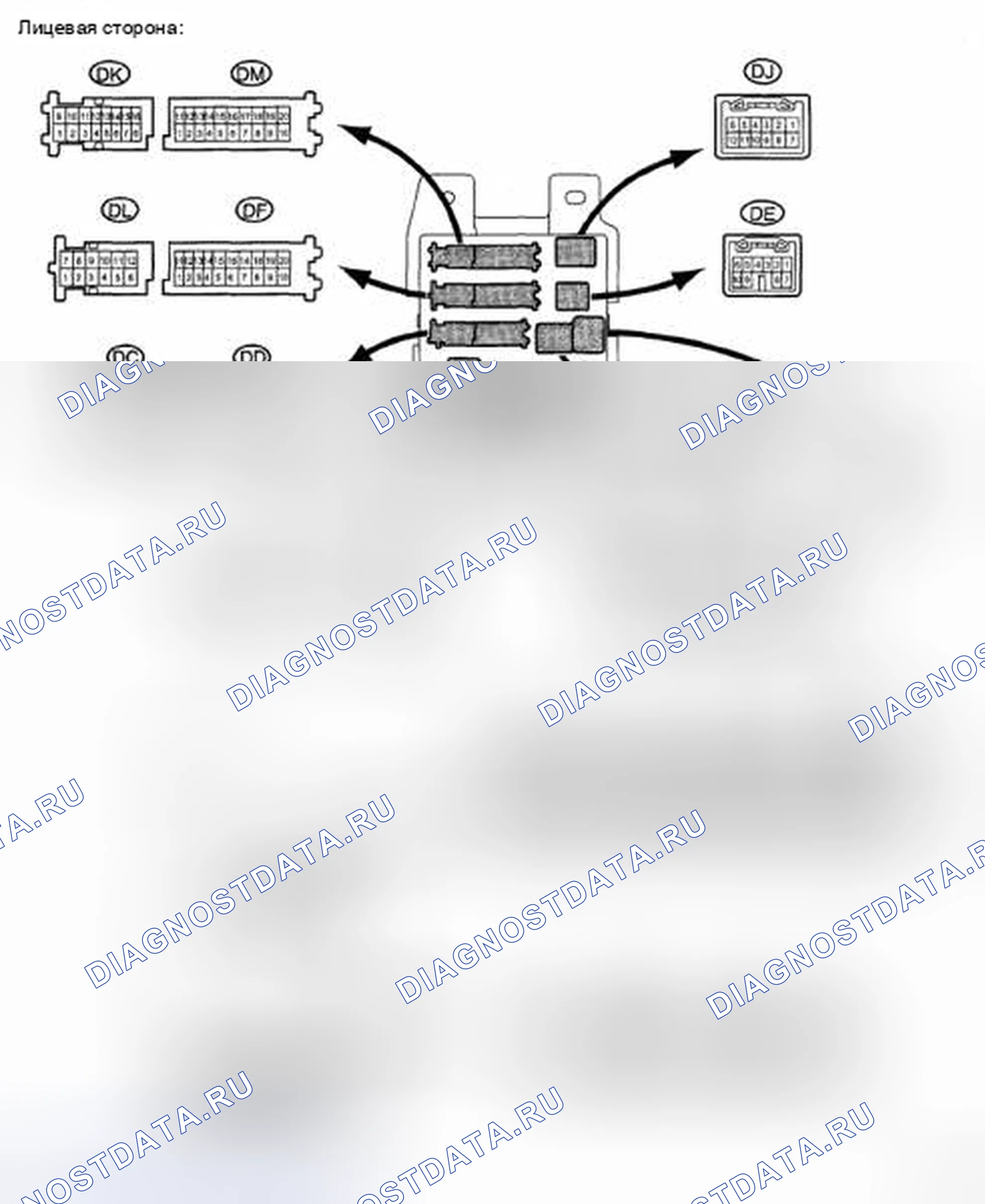 Рис. 104: КЛЕММЫ ЭБУ. Haval H5 II