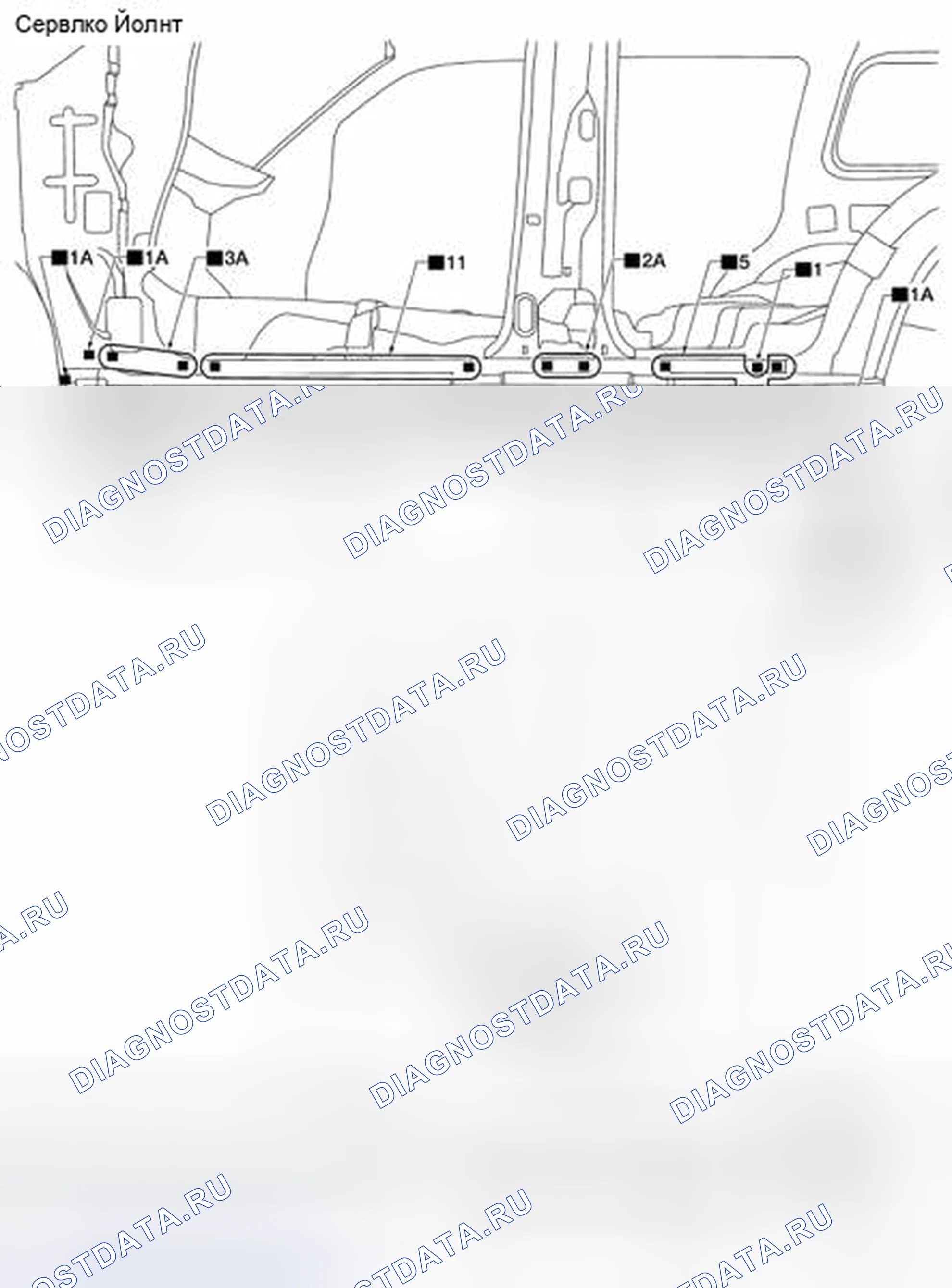 Рис. 69: ВНЕШНИЙ ПОДОКОННИК. Nissan Pathfinder III рестайлинг
