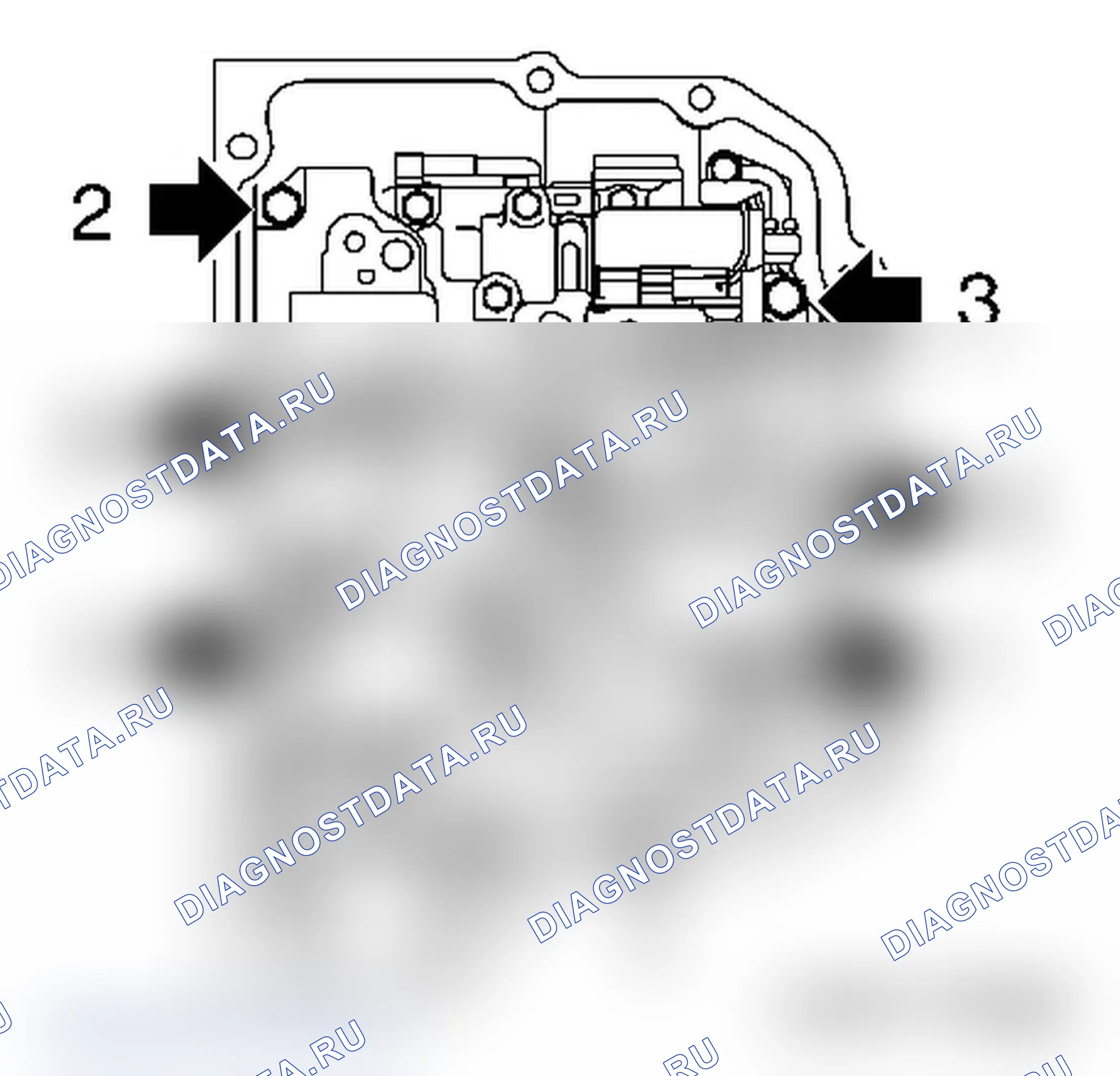 Демонтаж и монтаж корпуса клапана (коробка передач установлена) (AF 40). Opel Zafira B
