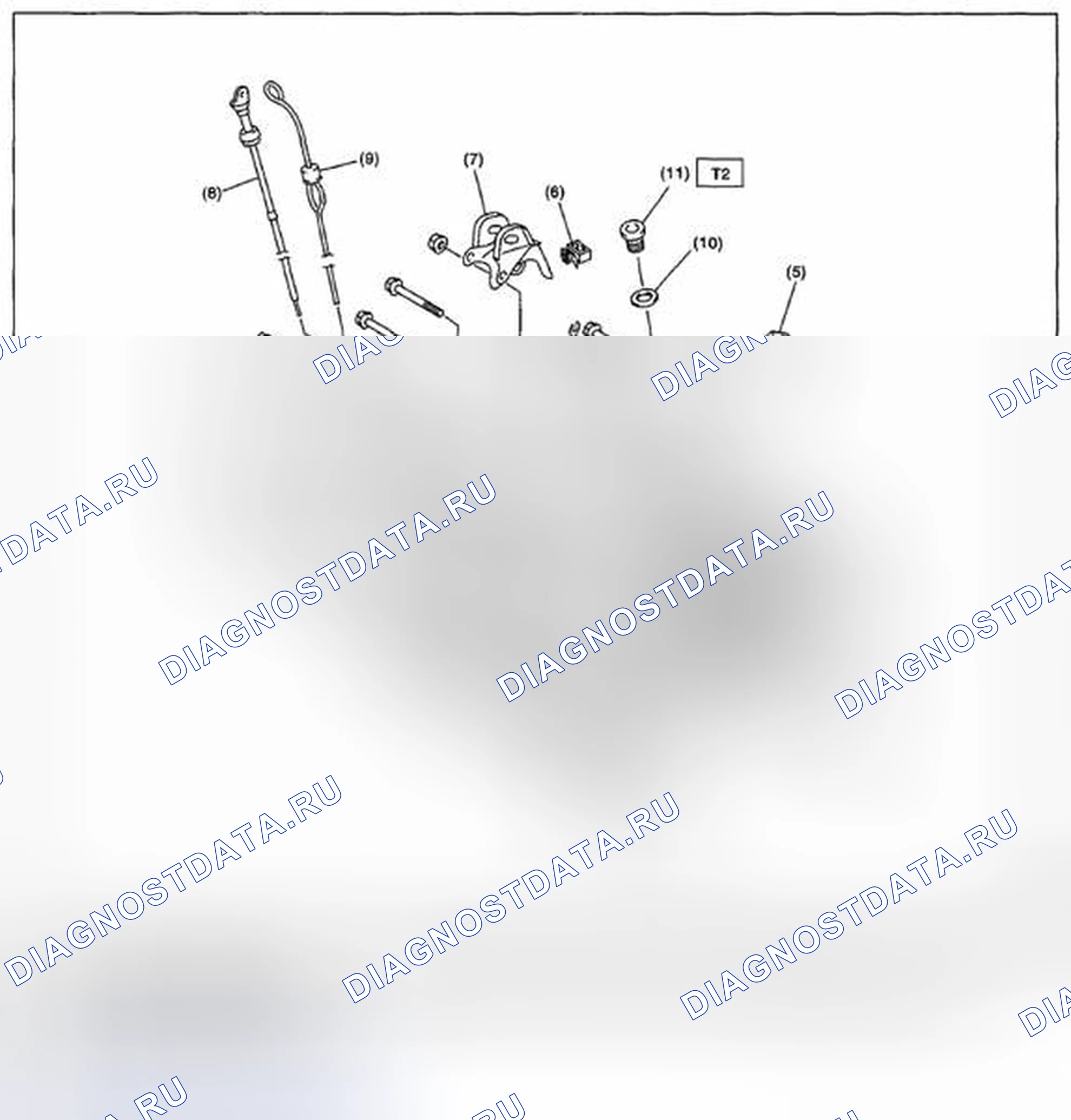 Рис. 497: КАРТЕР КОРОБКИ ПЕРЕДАЧ. Subaru Impreza WRX STI GR