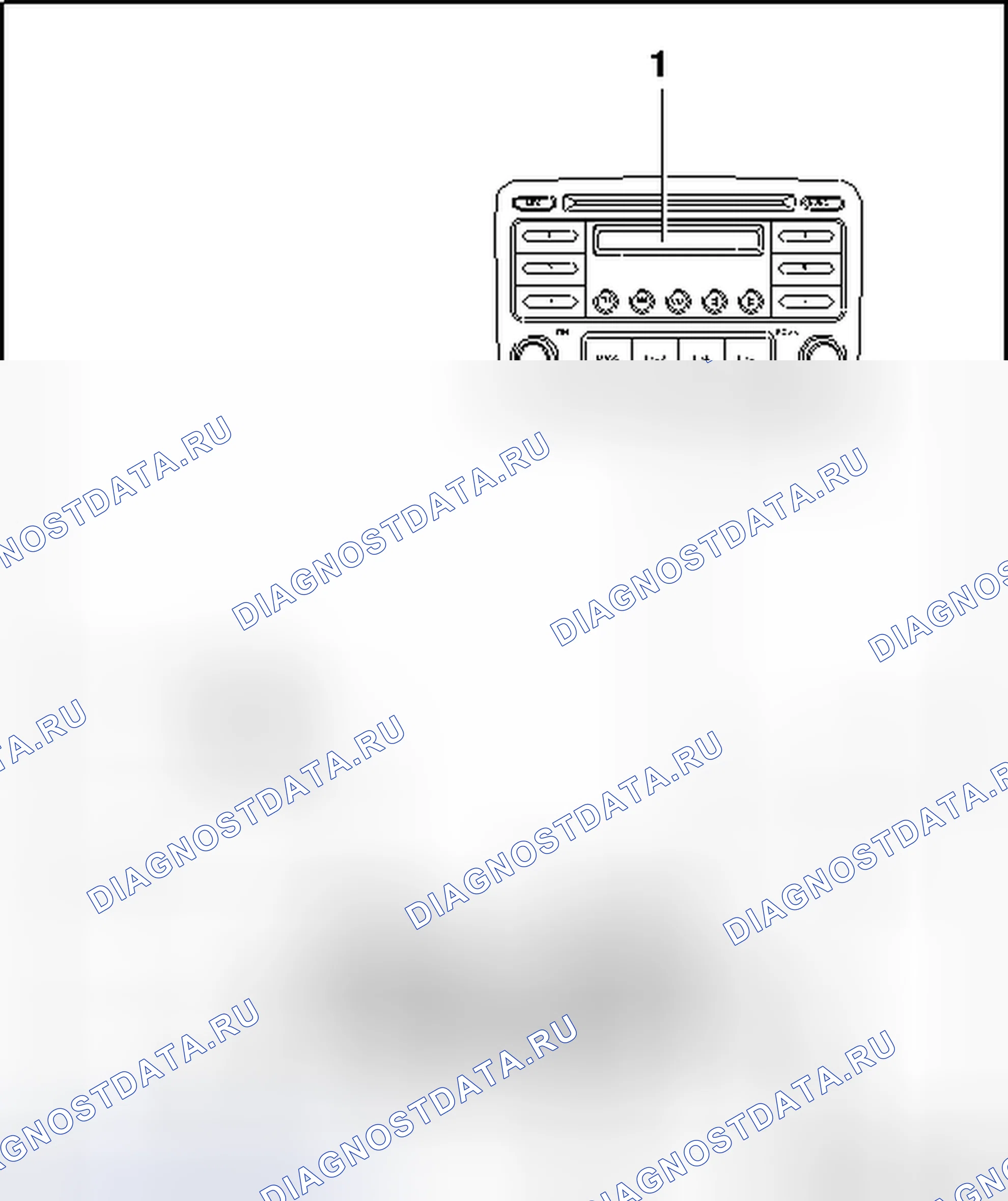 Рис. 15: RCD 210 (входное радио) звуковая система радио. Volkswagen Passat B6