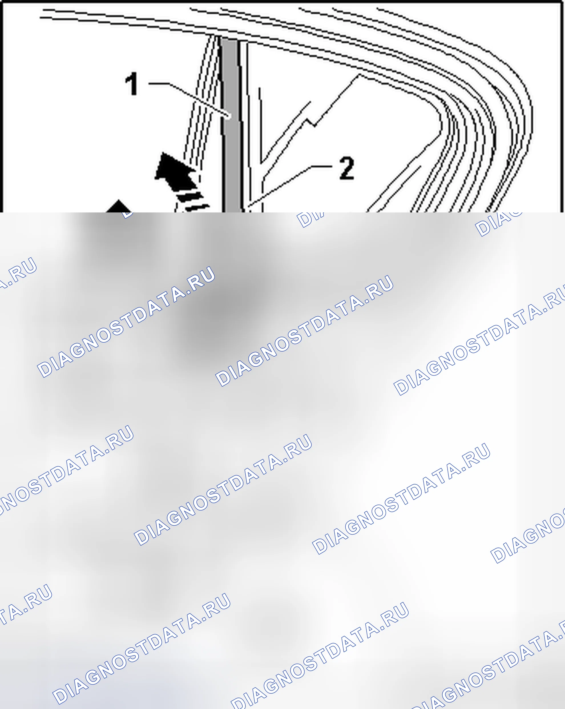 Рис. 54: НАПРАВЛЯЮЩИЕ ОКНА. Volkswagen Passat B6