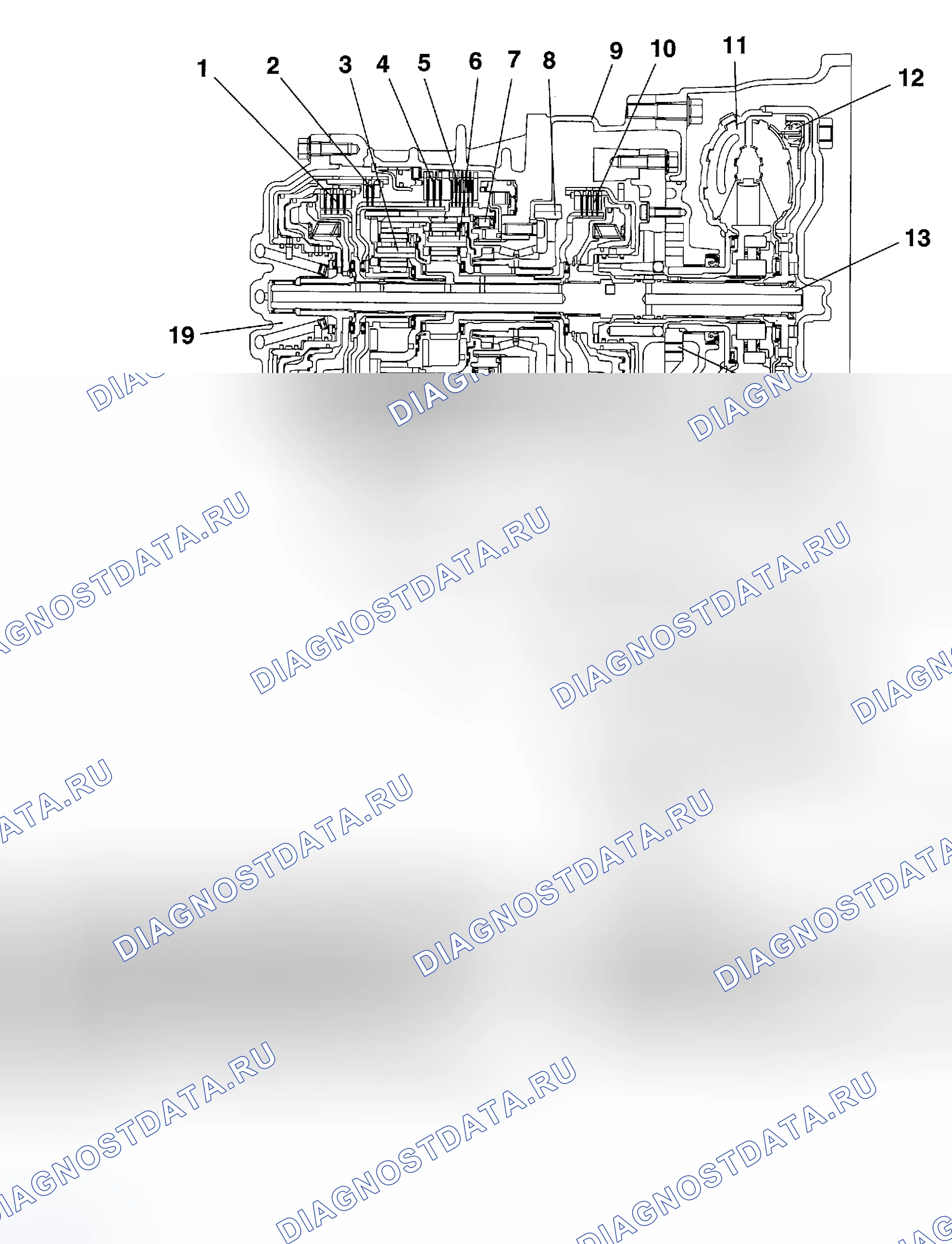 Рис. 46: РАЗРЕЗ < F4a42 >. Chrysler Sebring II рестайлинг