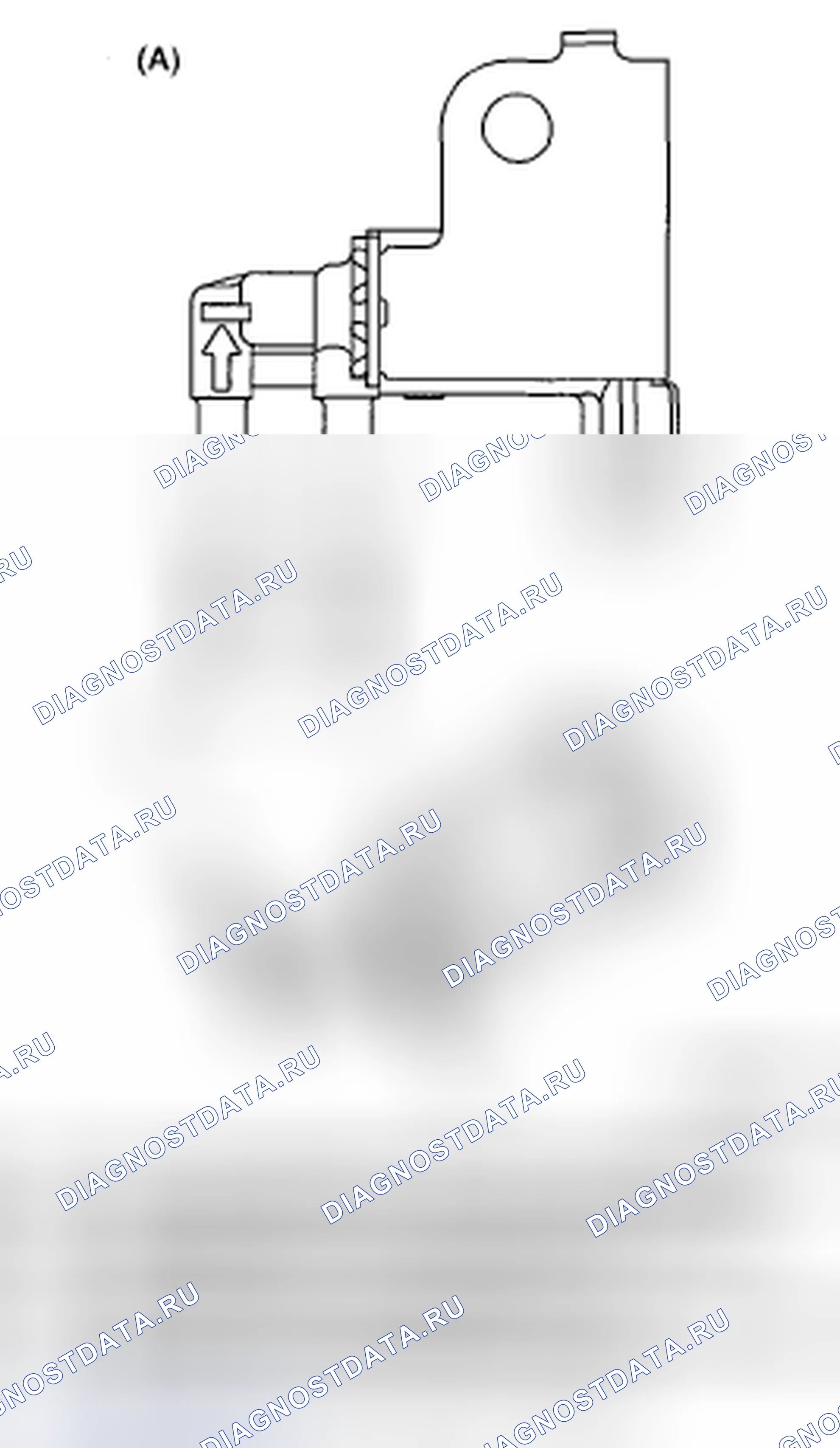 Рис. 112: ЭЛЕКТРОМАГНИТНЫЙ КЛАПАН 1 УПРАВЛЕНИЯ ПРОДУВКОЙ. Subaru Impreza WRX GH