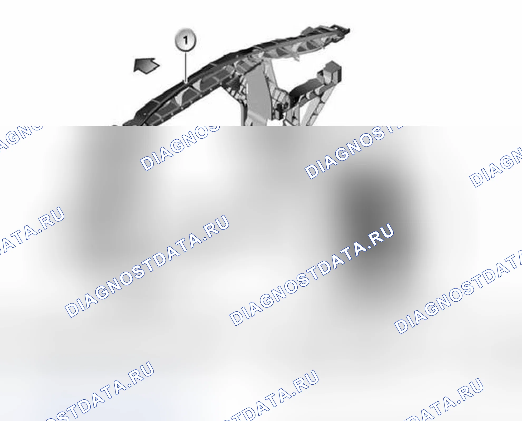 Рис. 16: Передние датчики подушки безопасности E83 MRS. BMW X3 E83