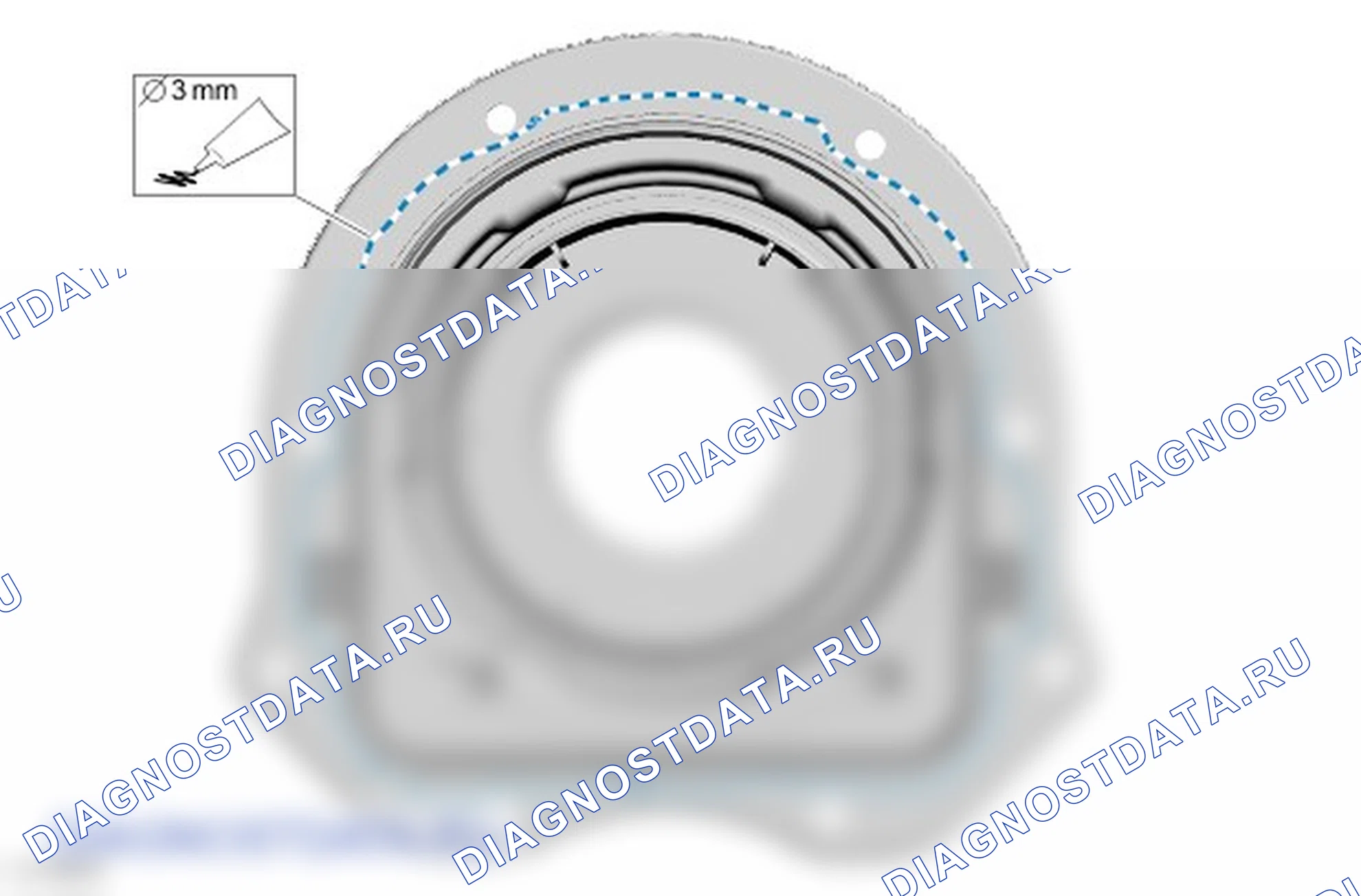 Как установить присоединяемые детали двигателя. Ford Transit VIII