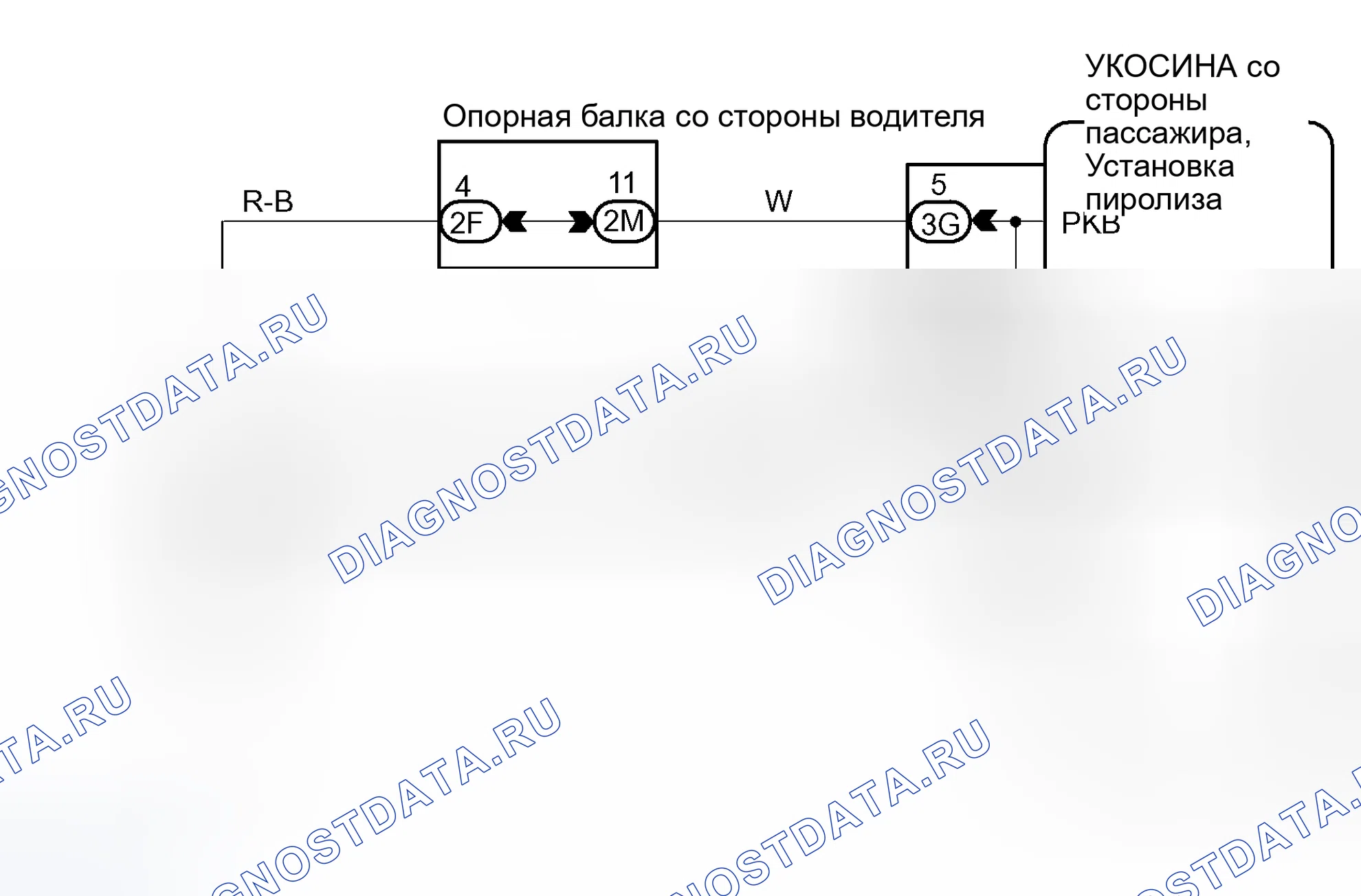Рис. 54: электросхема. Toyota RAV4 II рестайлинг
