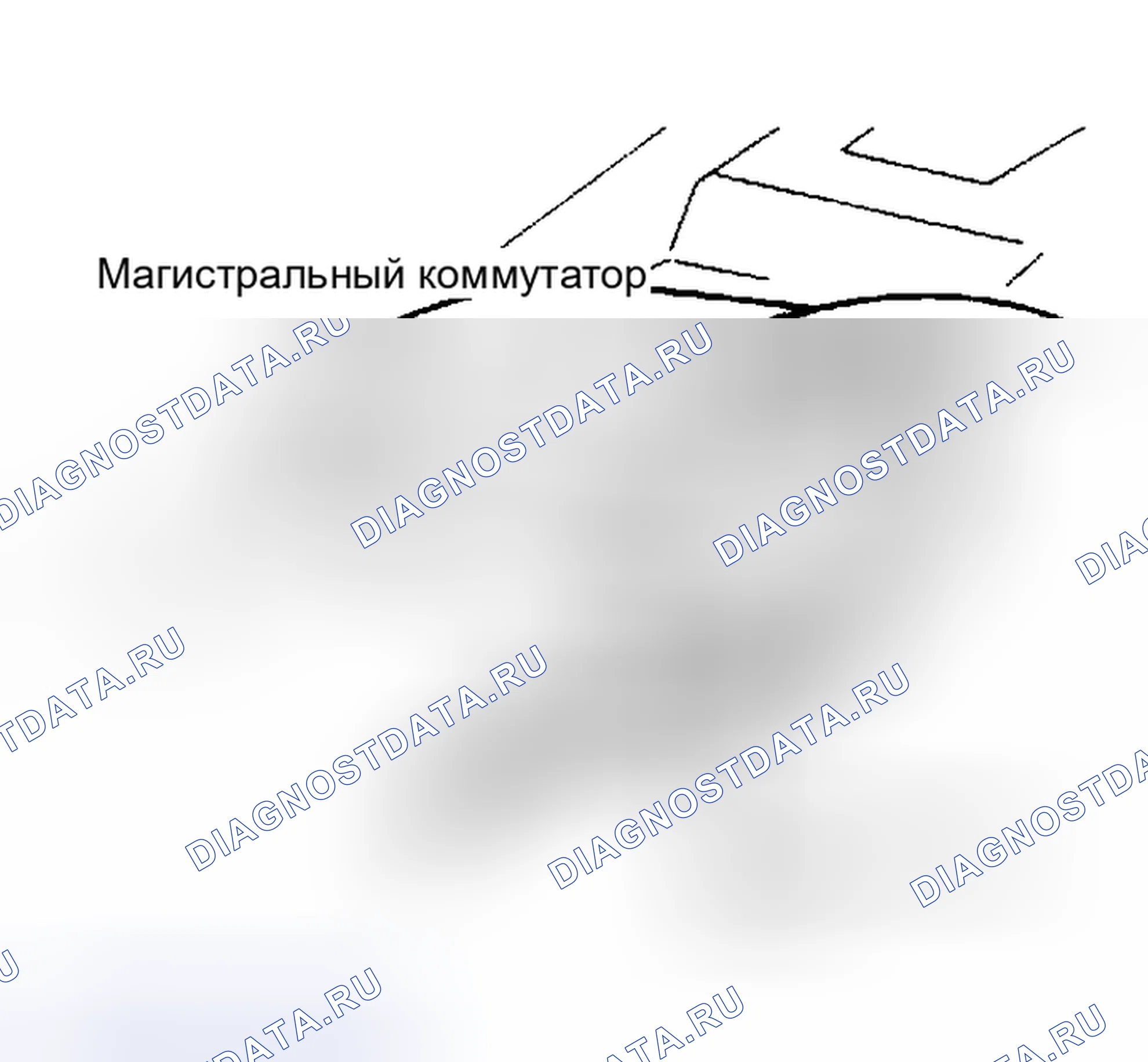 Рис. 8: Проверка коммутатора соединительных линий. Honda Prelude II