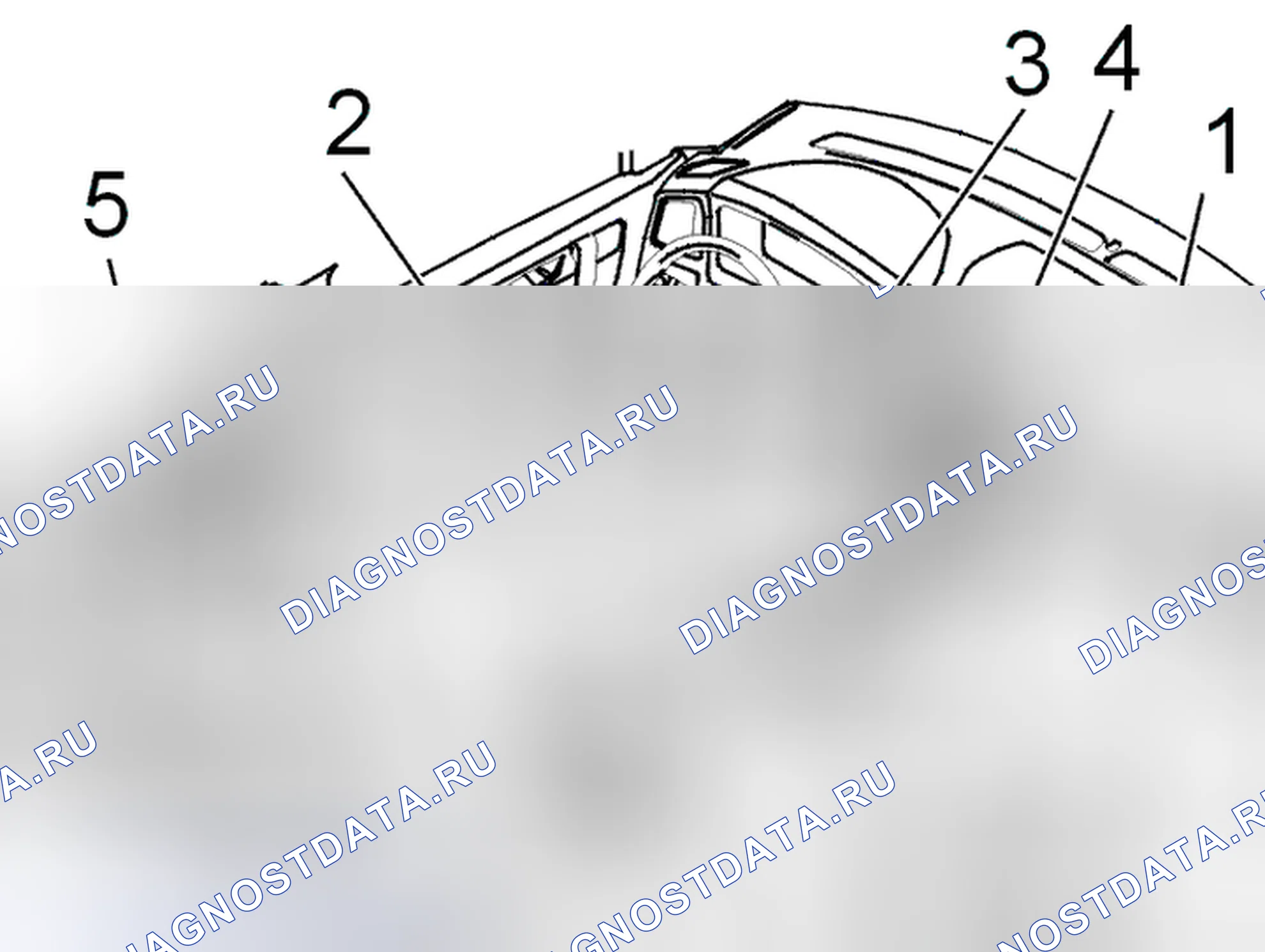 Рис. 10: Внутреннее освещение. Volvo V70 II