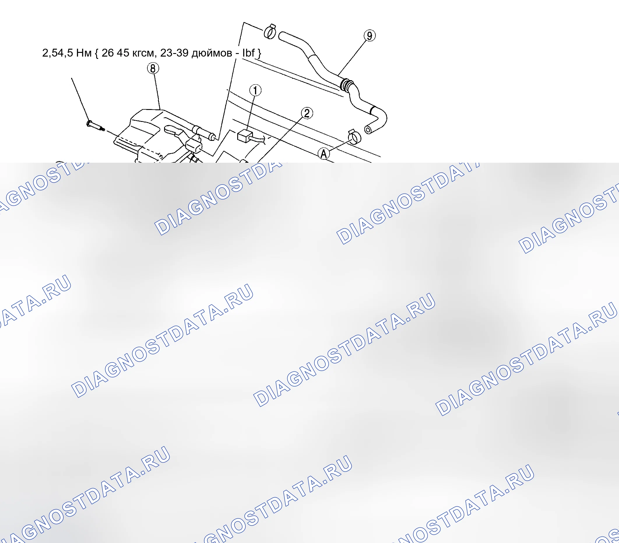 Рис. 5: ДЕМОНТАЖ / МОНТАЖ ГЛАВНОГО ЦИЛИНДРА. Mazda 5 I