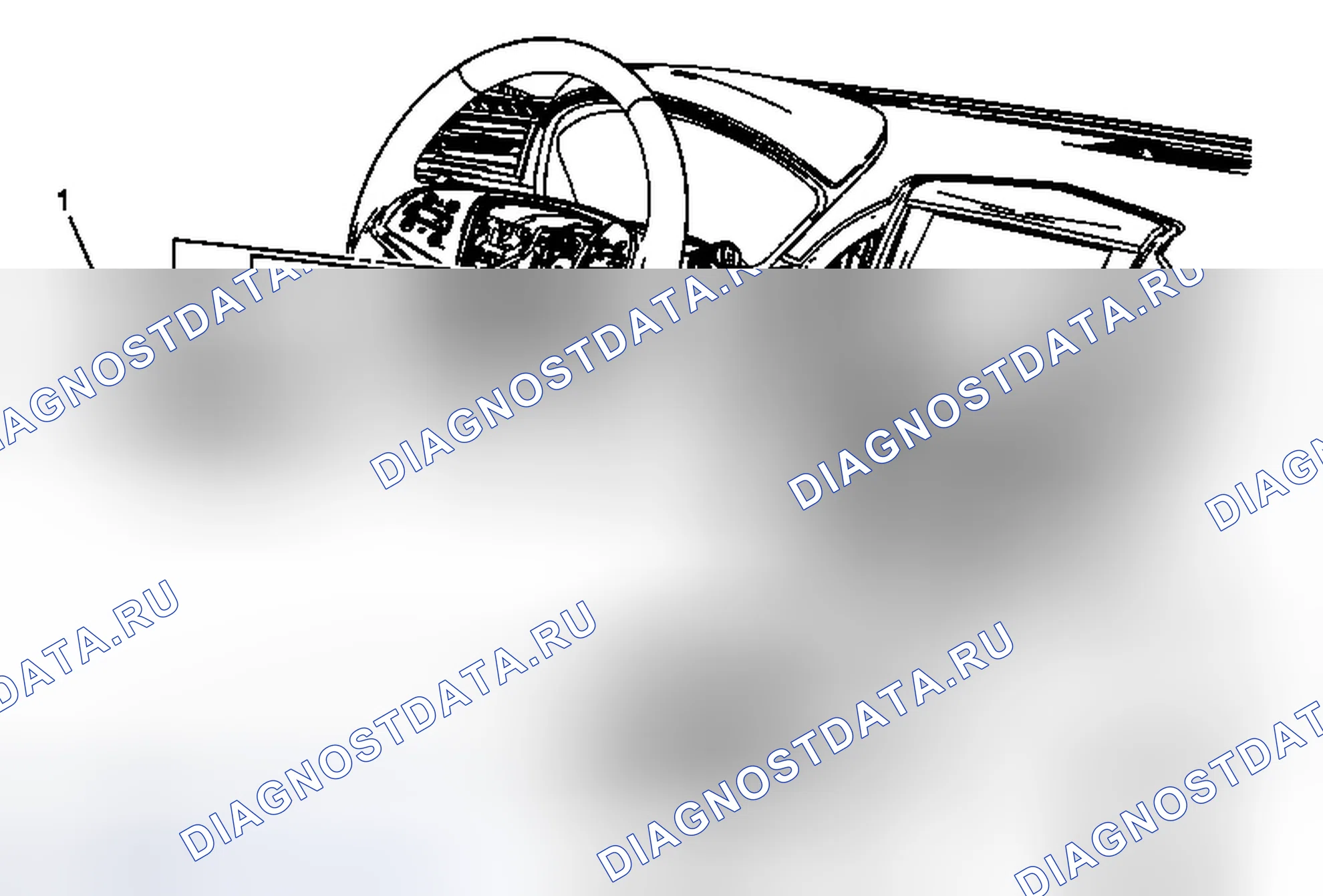 Рис. 8: Замена подушки безопасности рулевого колеса. Cadillac SRX II рестайлинг