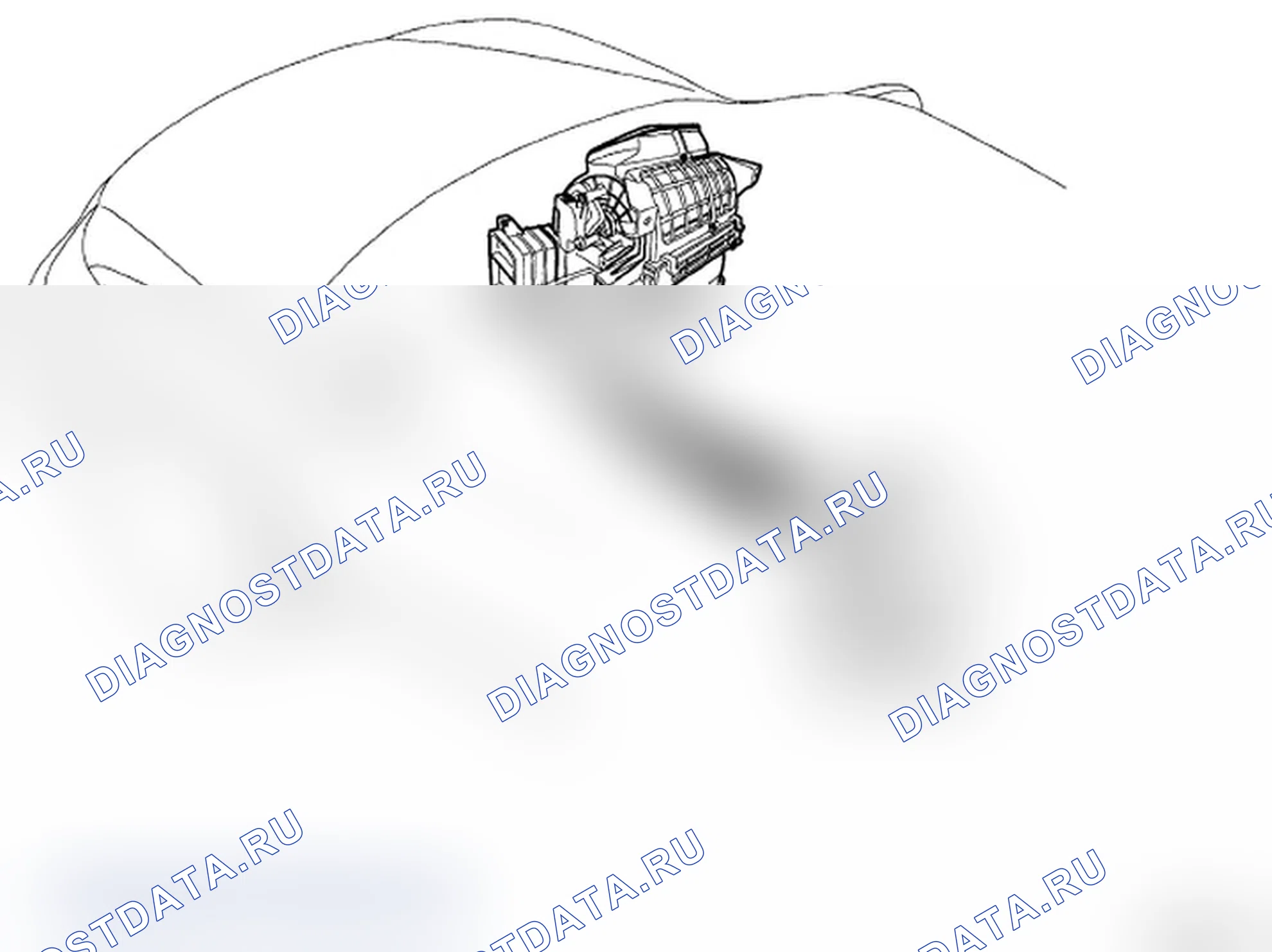 Рис. 89: РАСПОЛОЖЕНИЕ КОМПОНЕНТОВ. Hyundai Santa Fe II