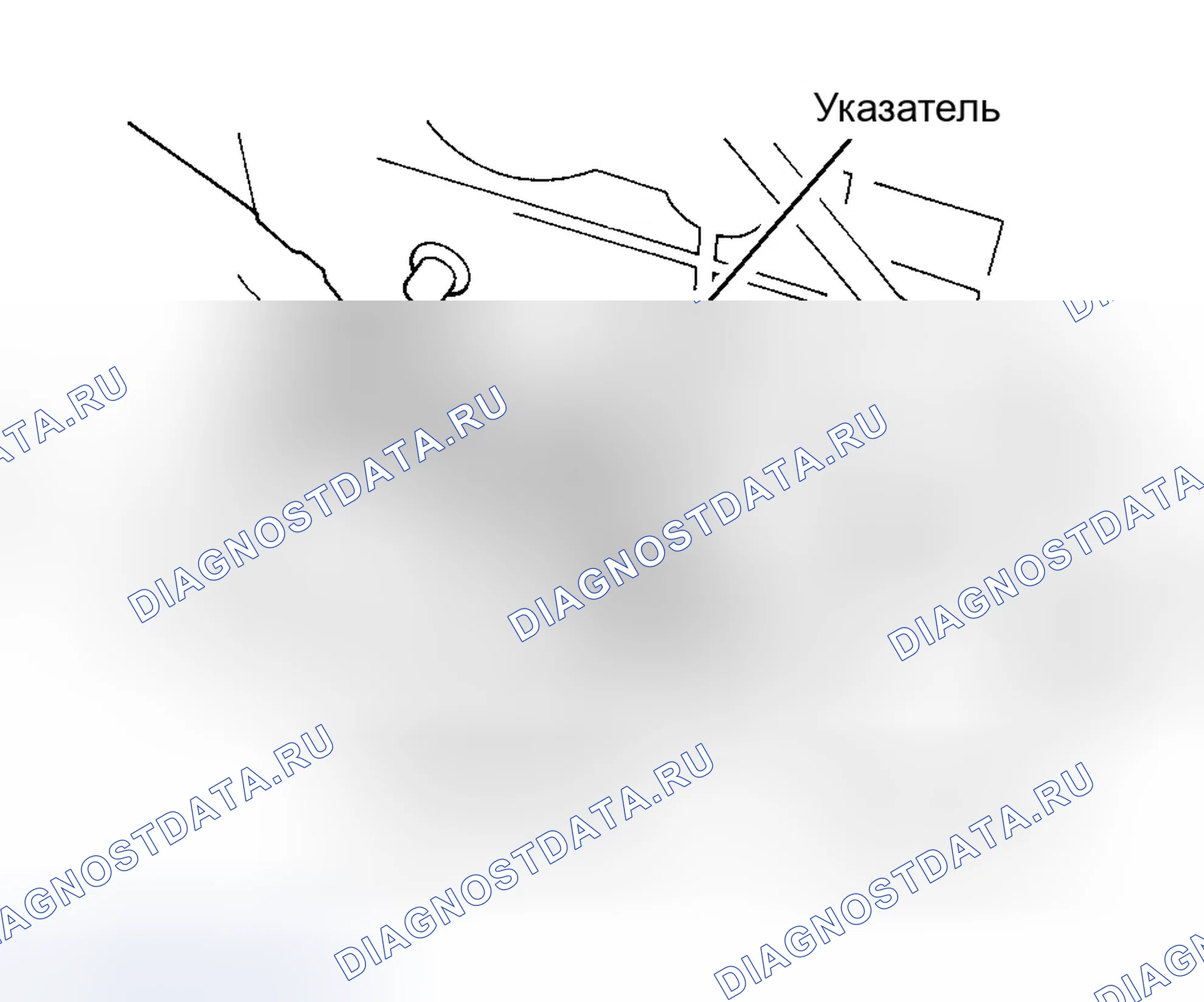 Рис. 7: Метки опережения зажигания (Accord 3.0L). Honda Prelude V