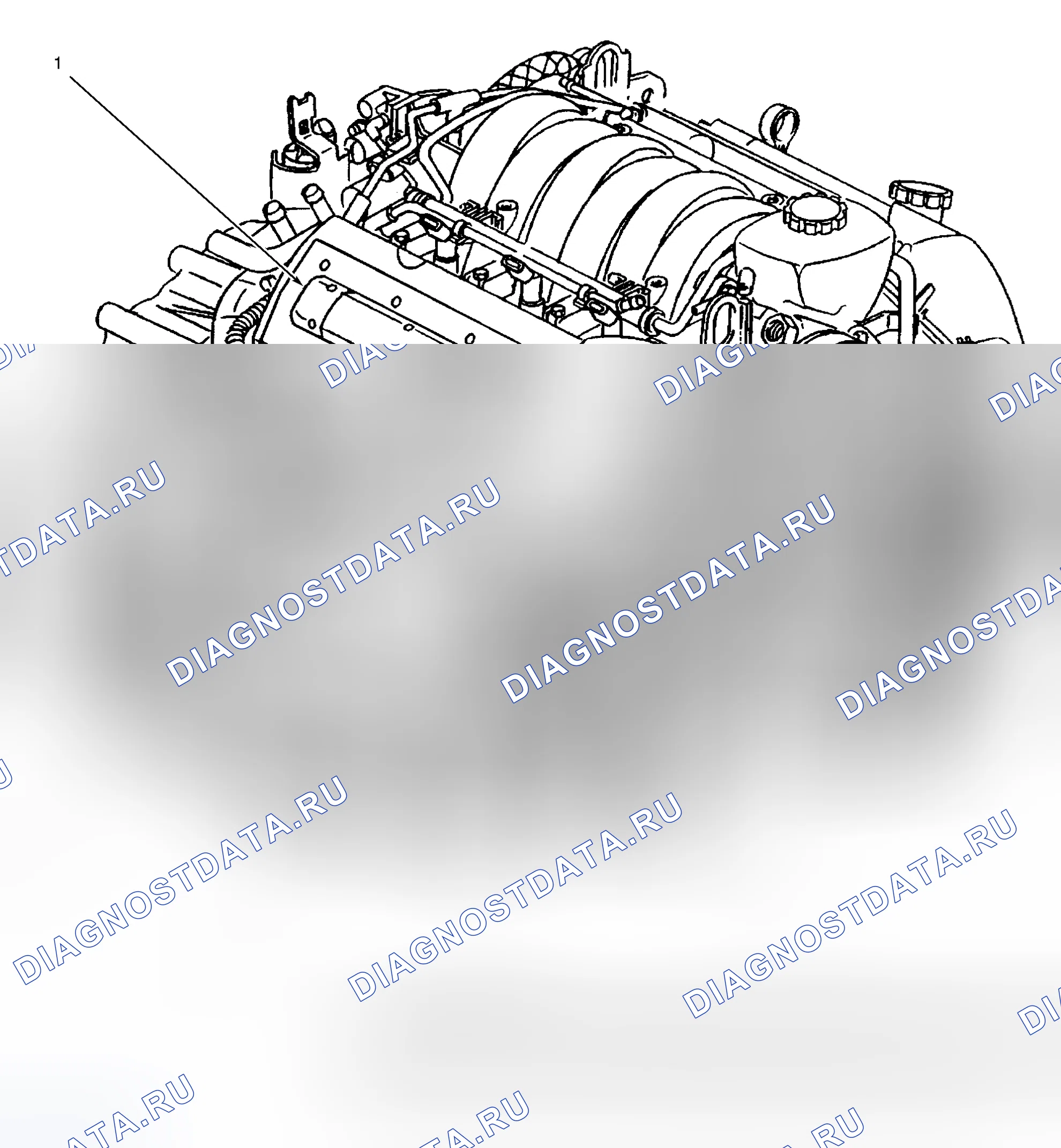 Рис. 1: ГРАФИКИ РАСПОЛОЖЕНИЯ КОМПОНЕНТОВ. Hyundai Terracan I