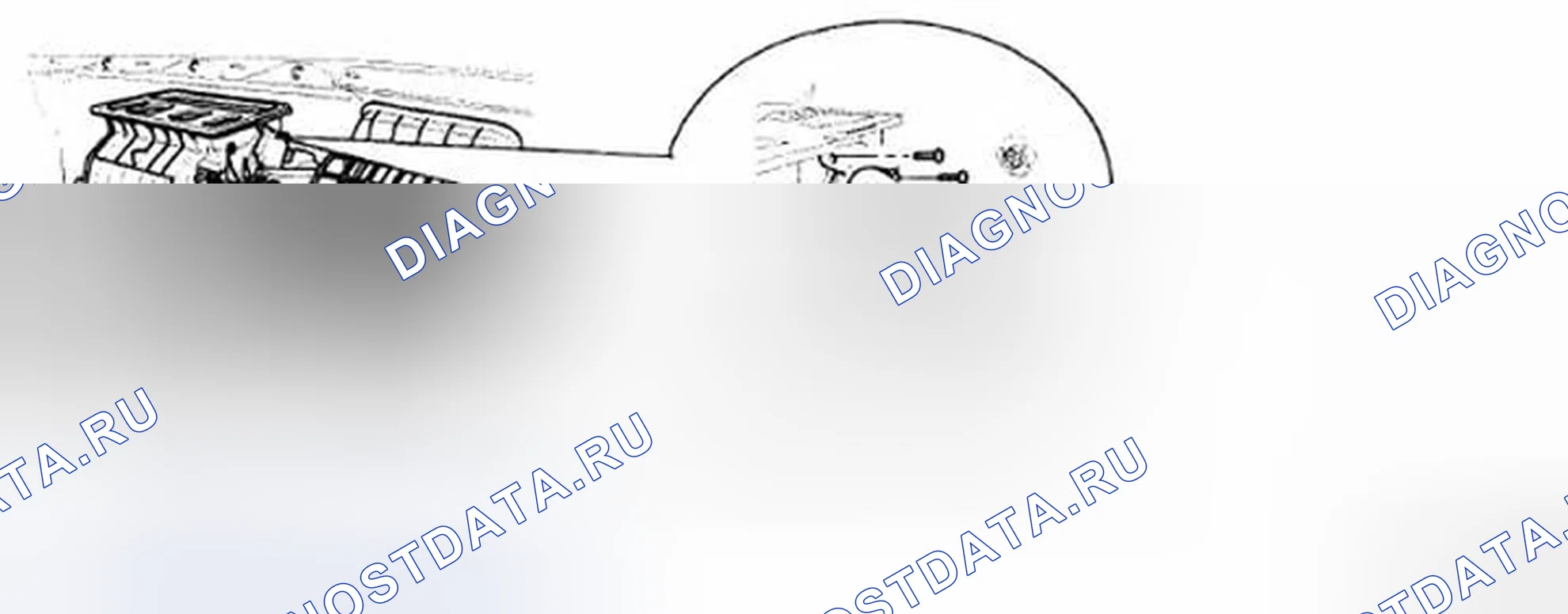 Рис. 92: Расположение компонентов. Hyundai Genesis I