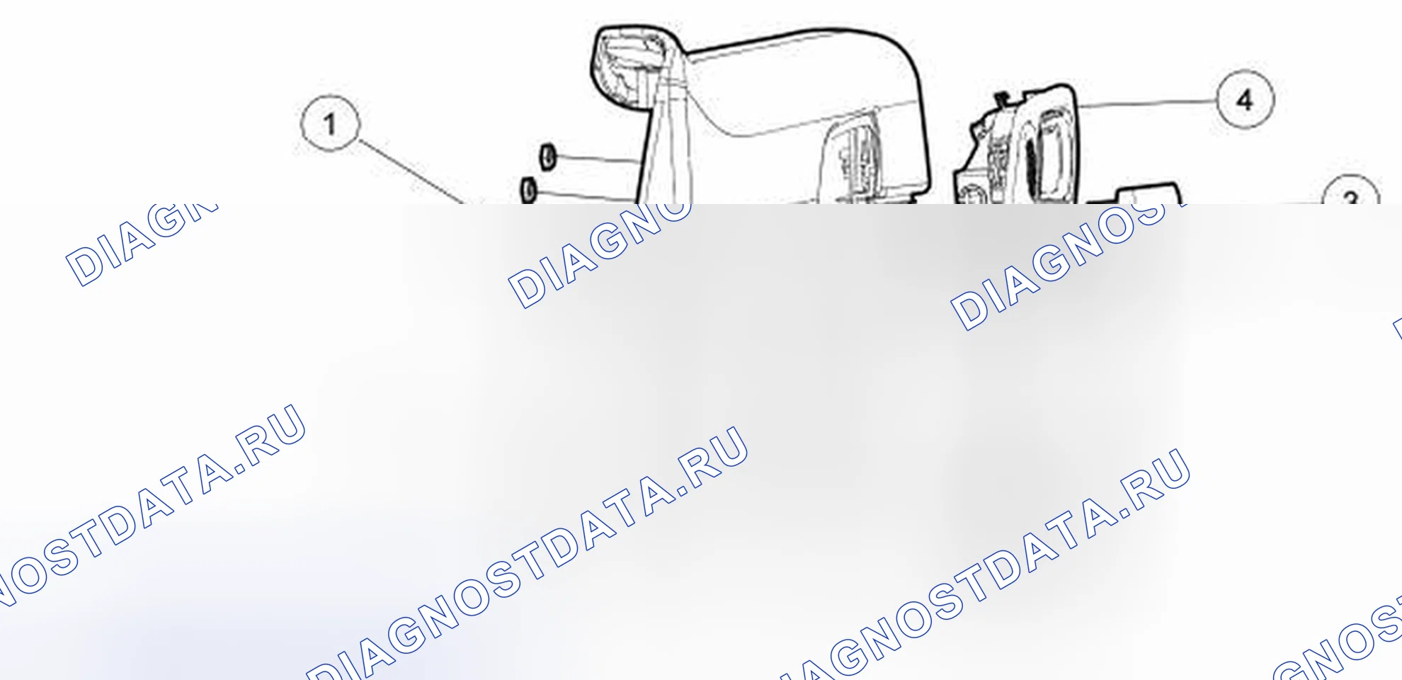 Рис. 53: Задняя внутренняя дверная ручка. Hyundai Kona I рестайлинг