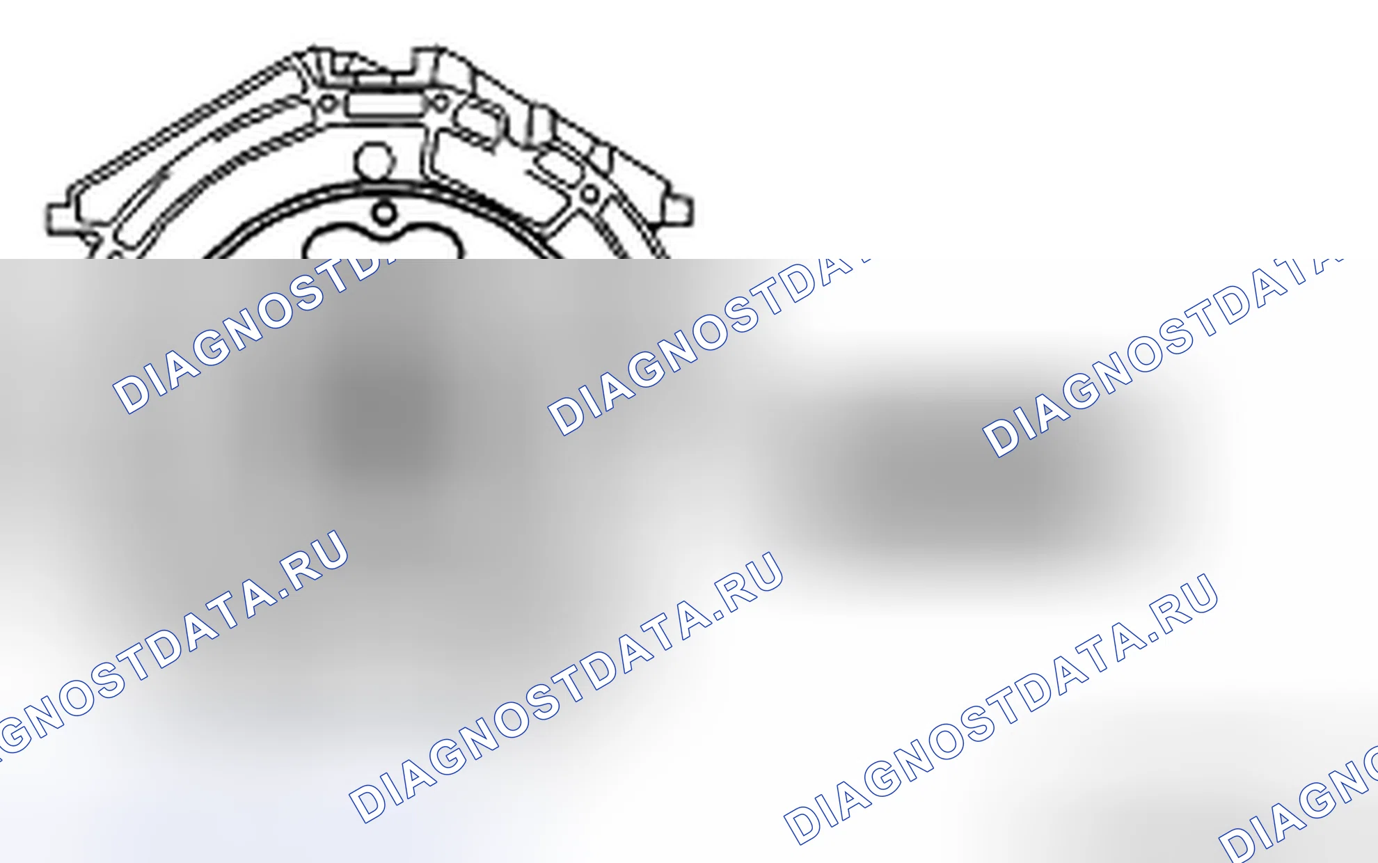Рис. 436: Примечание по снятию крепежных болтов приводной пластины. Mazda CX-9 I