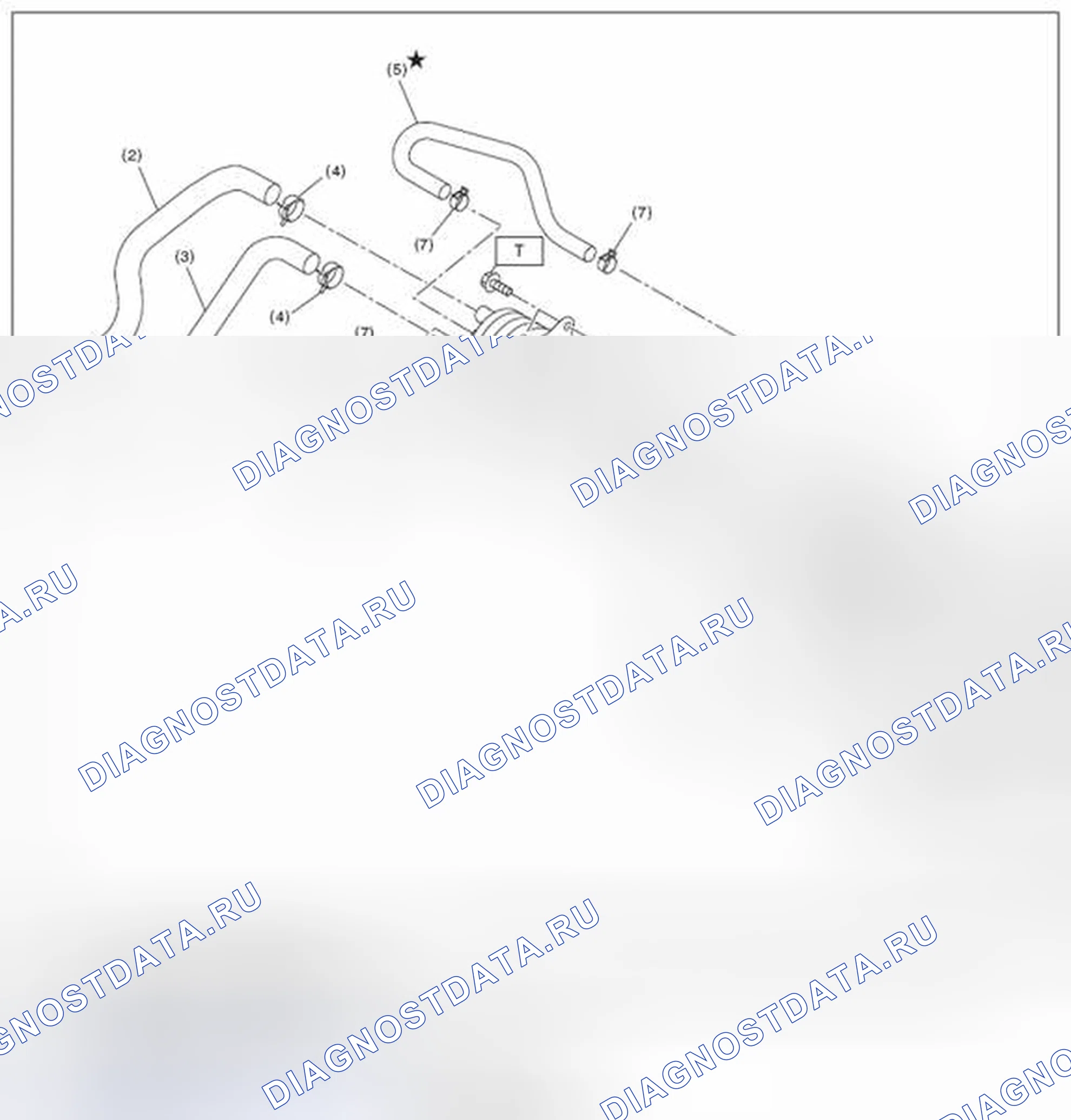 Рис. 386: КУЛЕР CVTF (С ФУНКЦИЕЙ ПОДОГРЕВА). Subaru Impreza WRX GE рестайлинг