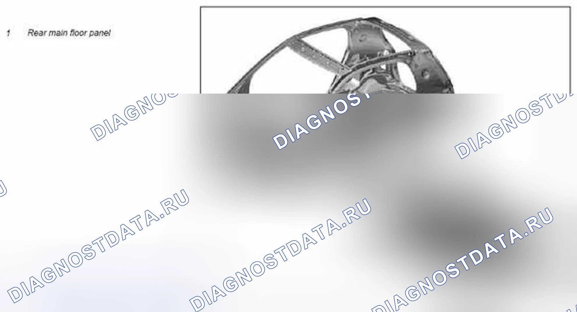 Рис. 642: Частичная замена основной панели пола - AR63.40-P-1180MCD. Kia Soul I