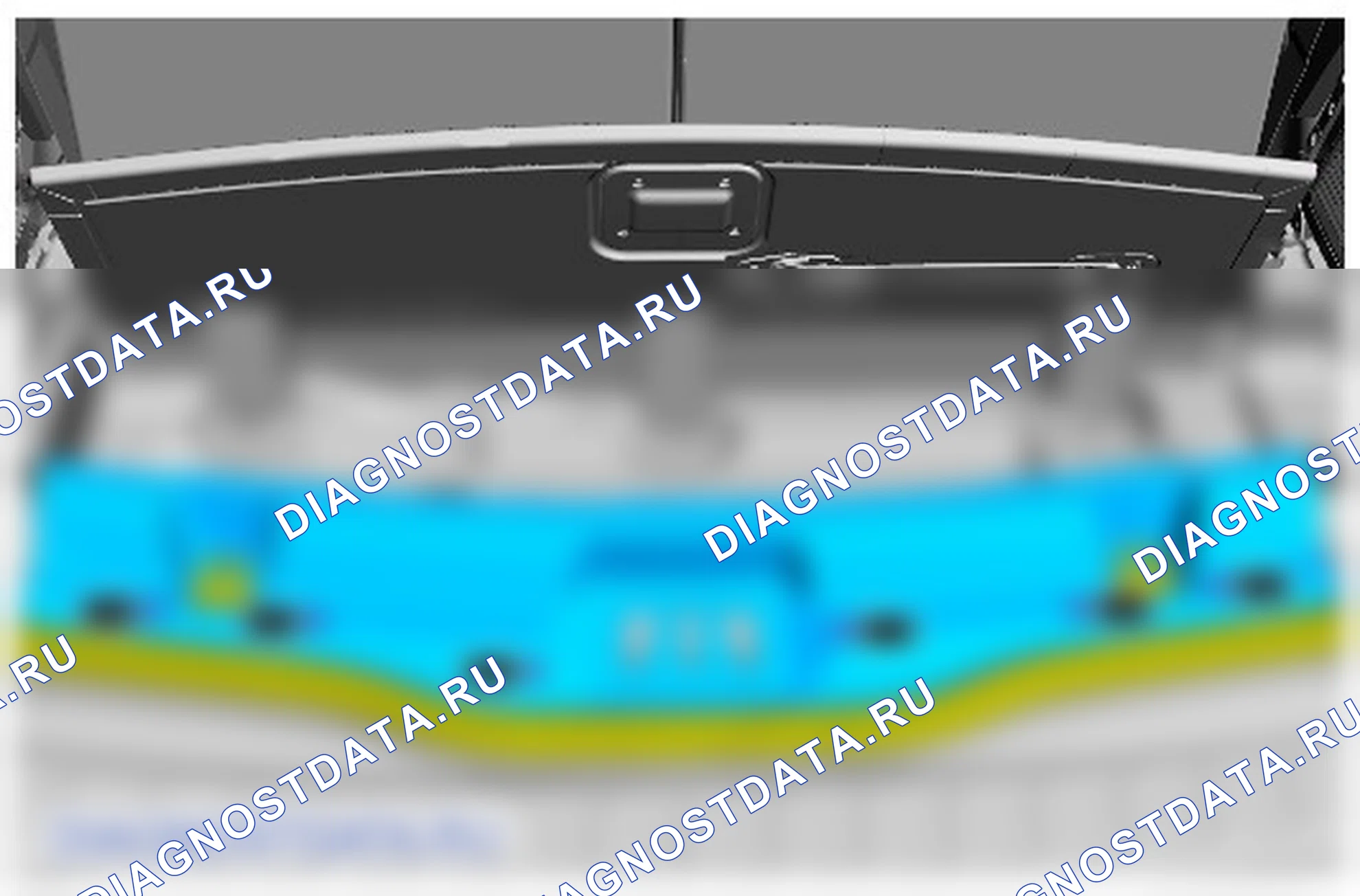 Как снять и установить заднюю антенну системы бесключевого входа. Ford Galaxy III