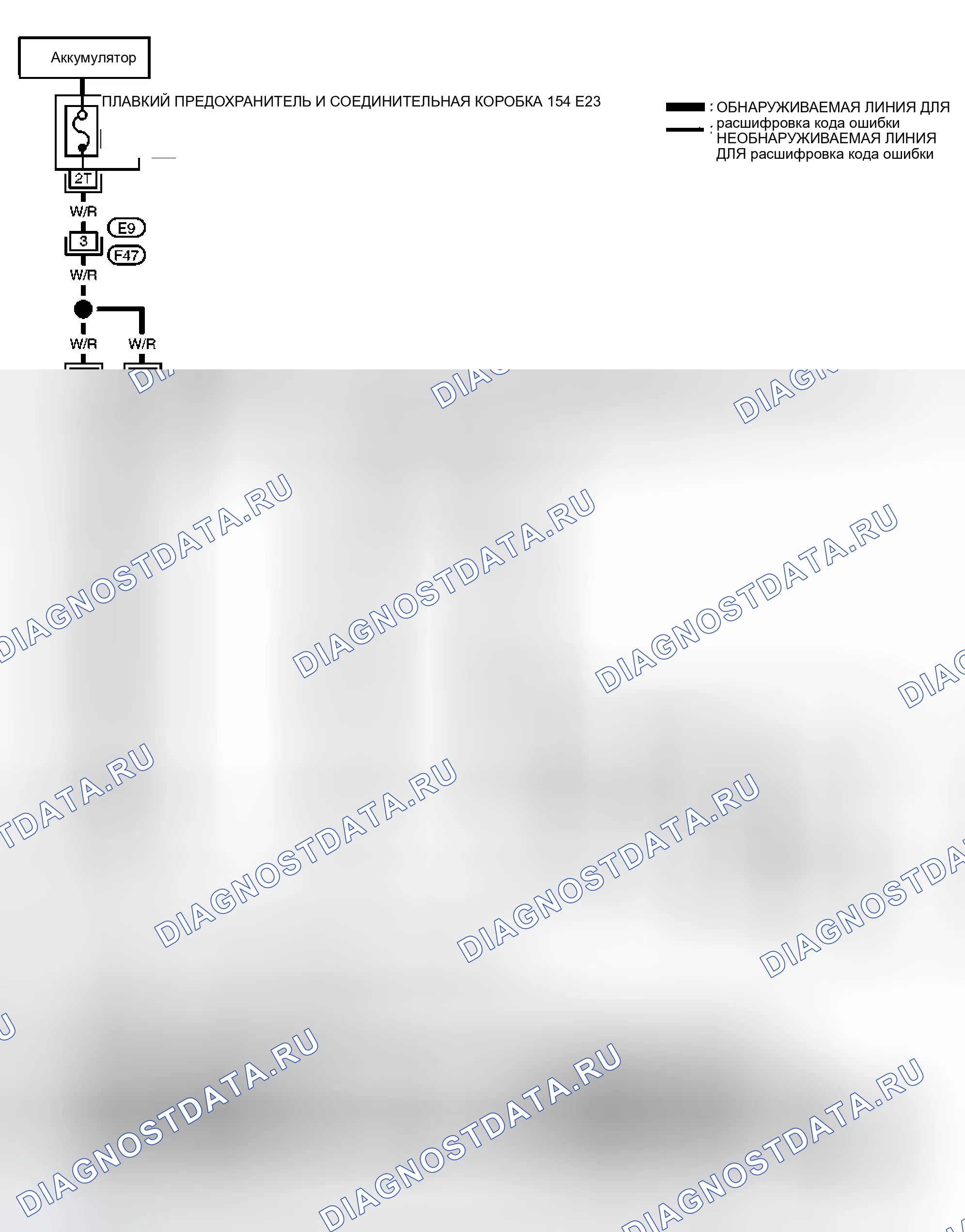 Рис. 793: Идентификация цепи. Nissan Sentra B15