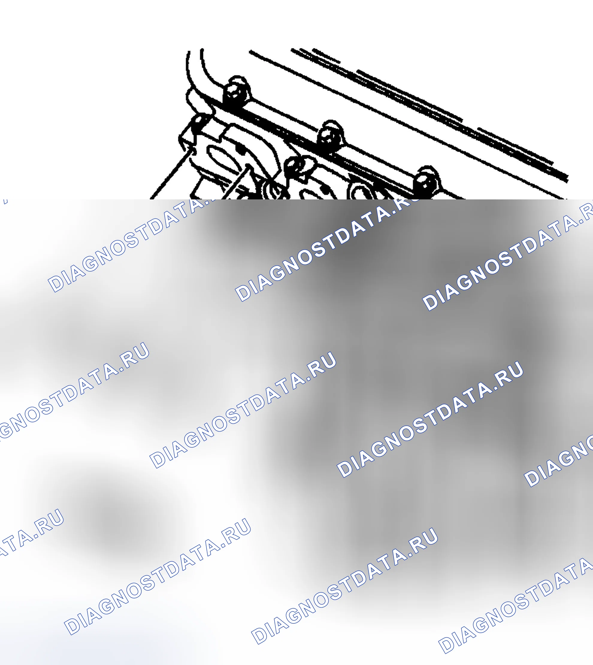 Рис. 1403: Монтаж выпускного коллектора - справа (C / K / C3500HD). Chevrolet Silverado 2500 