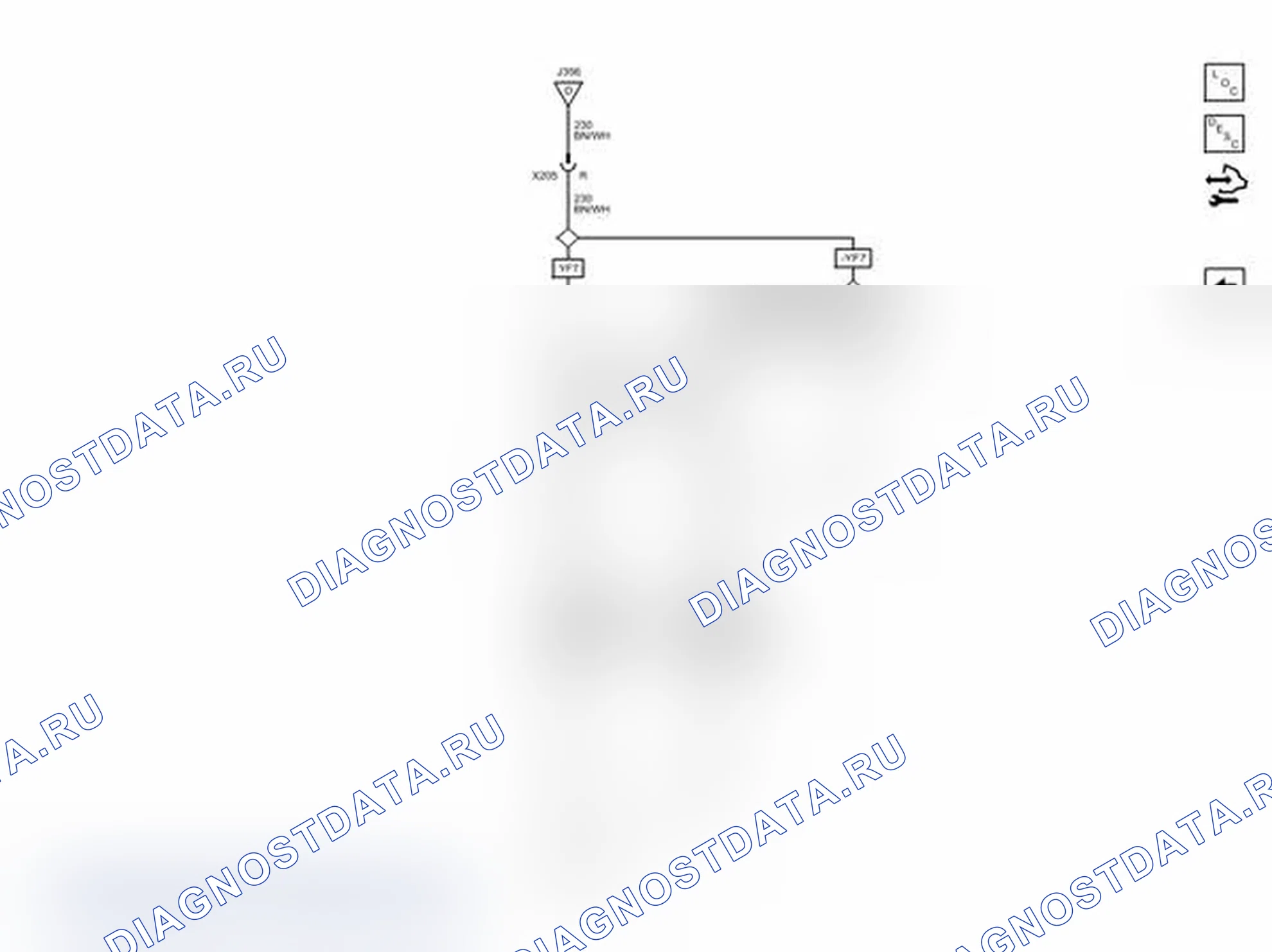 Рис. 13: Схема подключения I/P Bulb Dimming (2 из 2). Chevrolet Express G1500 