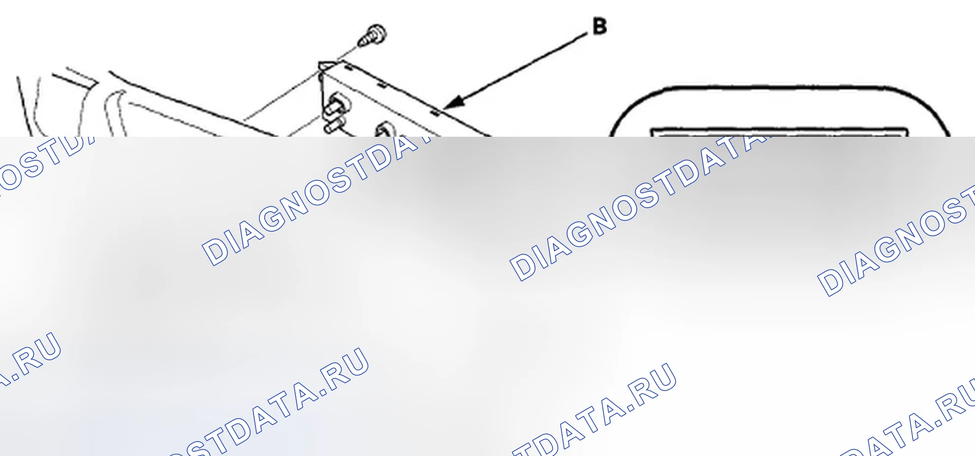 Рис. 583: Сиденье переднего пассажира. Honda Accord VIII рестайлинг