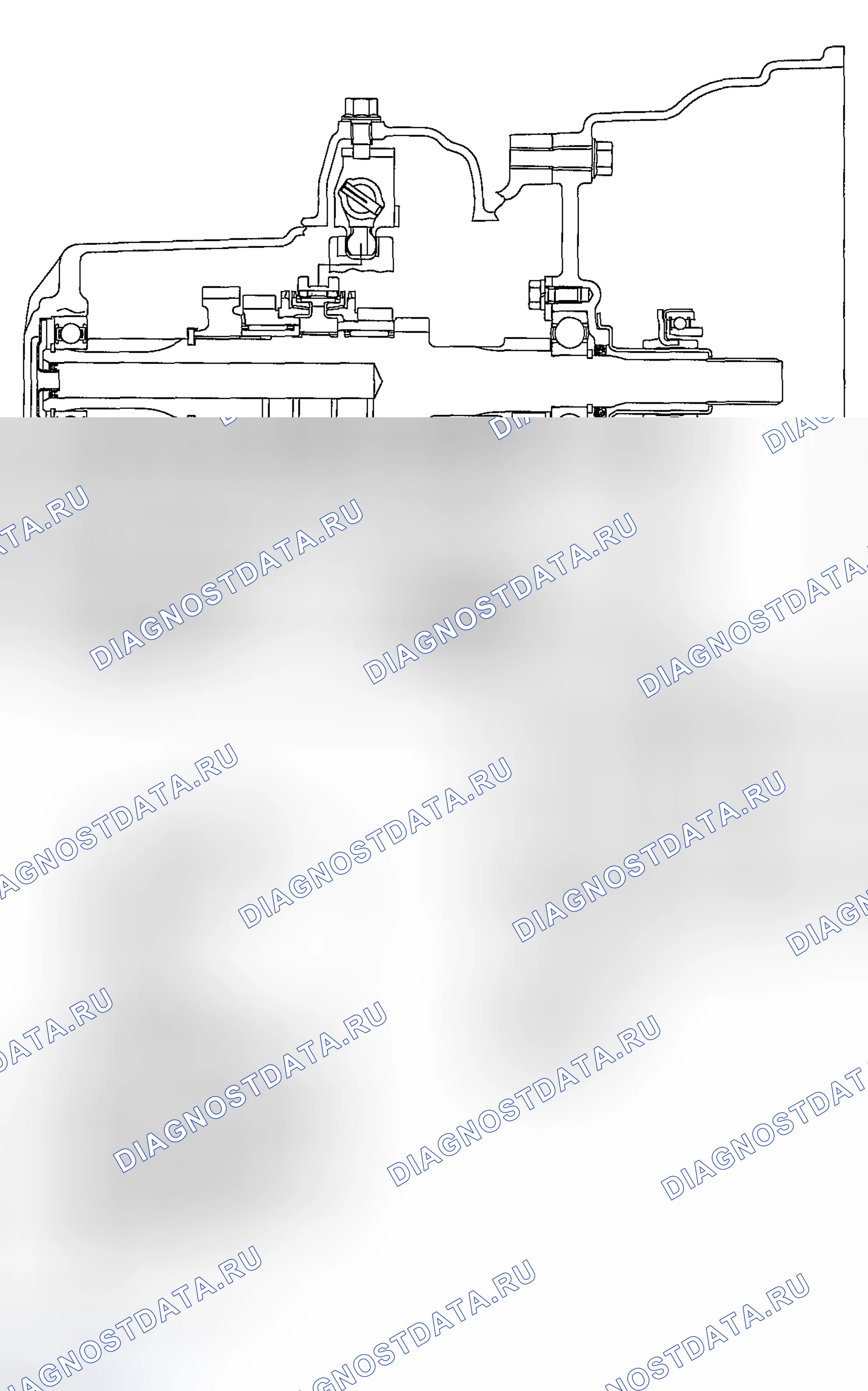 Рис. 44: Разрез <F5M42-1>. Honda Edix I