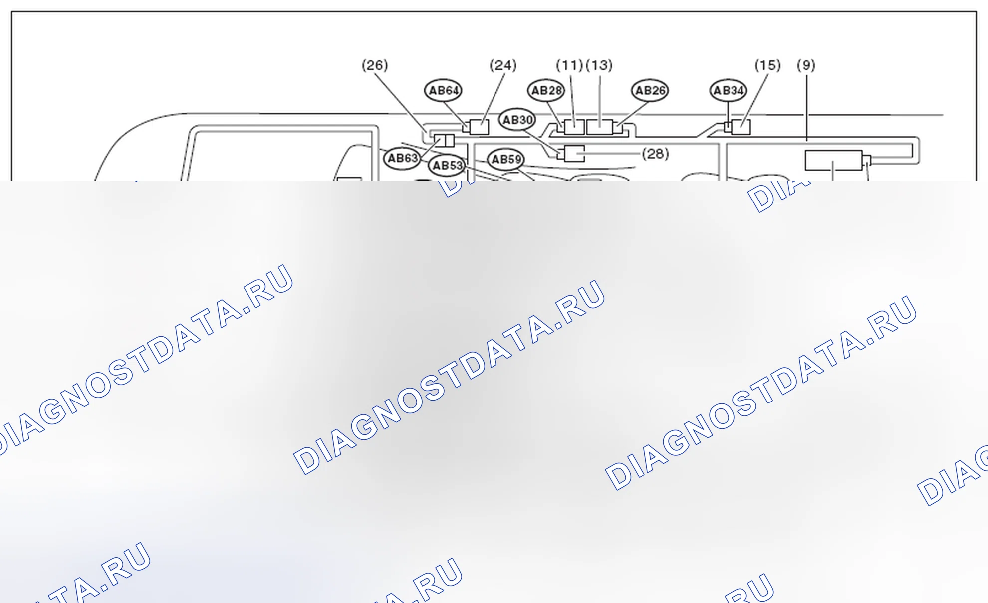 Рис. 228: РАСПОЛОЖЕНИЕ. Subaru Impreza GK