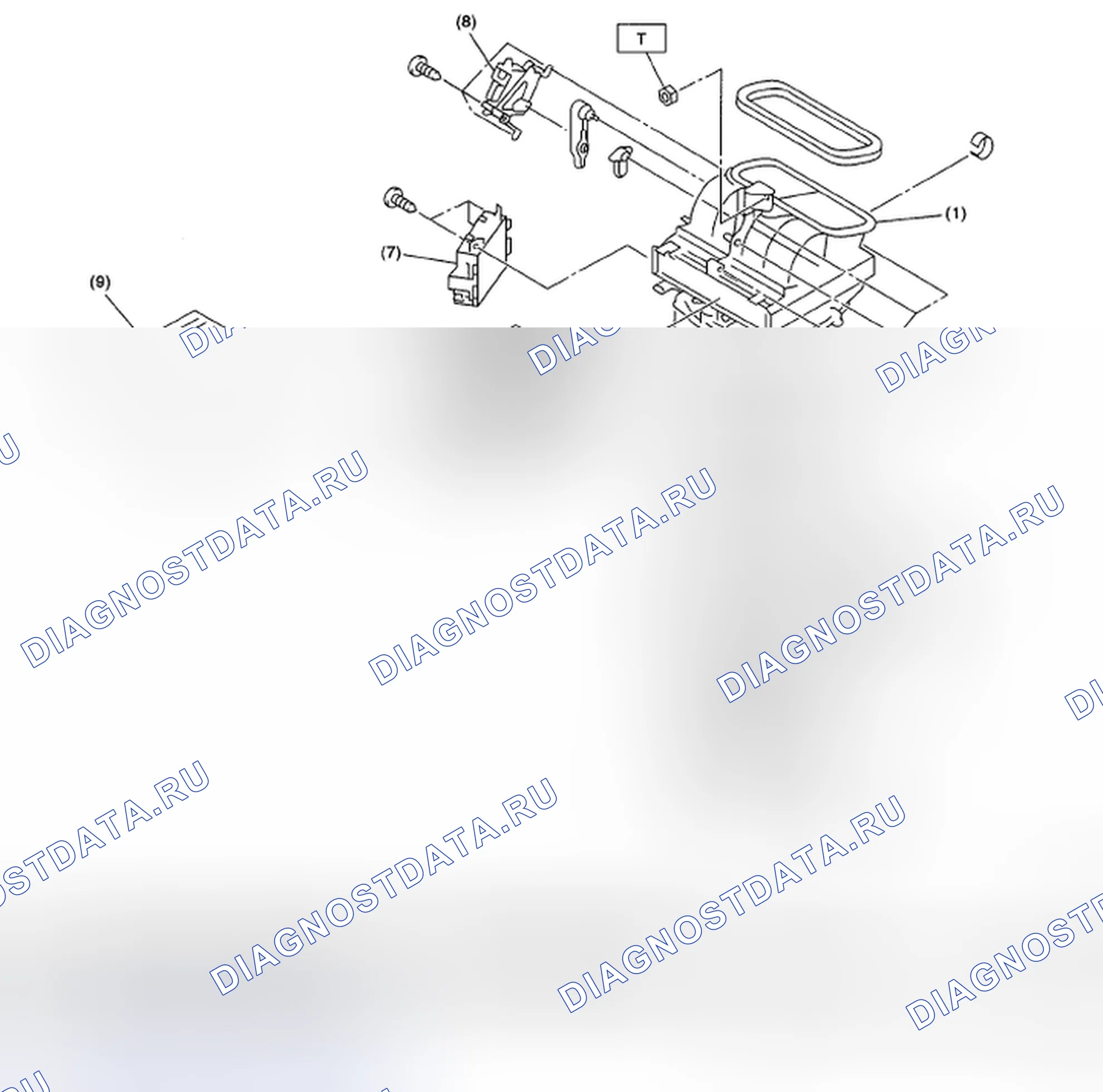 Рис. 43: БЛОК ДВИГАТЕЛЯ ВОЗДУХОДУВКИ. Subaru Legacy BL/BP рестайлинг