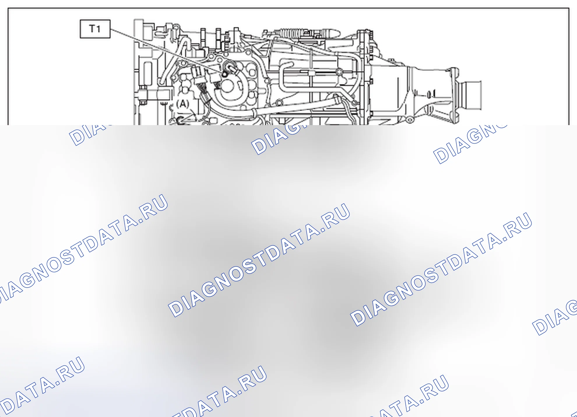 Рис. 364: ЖГУТ ИНГИБИТОРОВ. Subaru Impreza GK