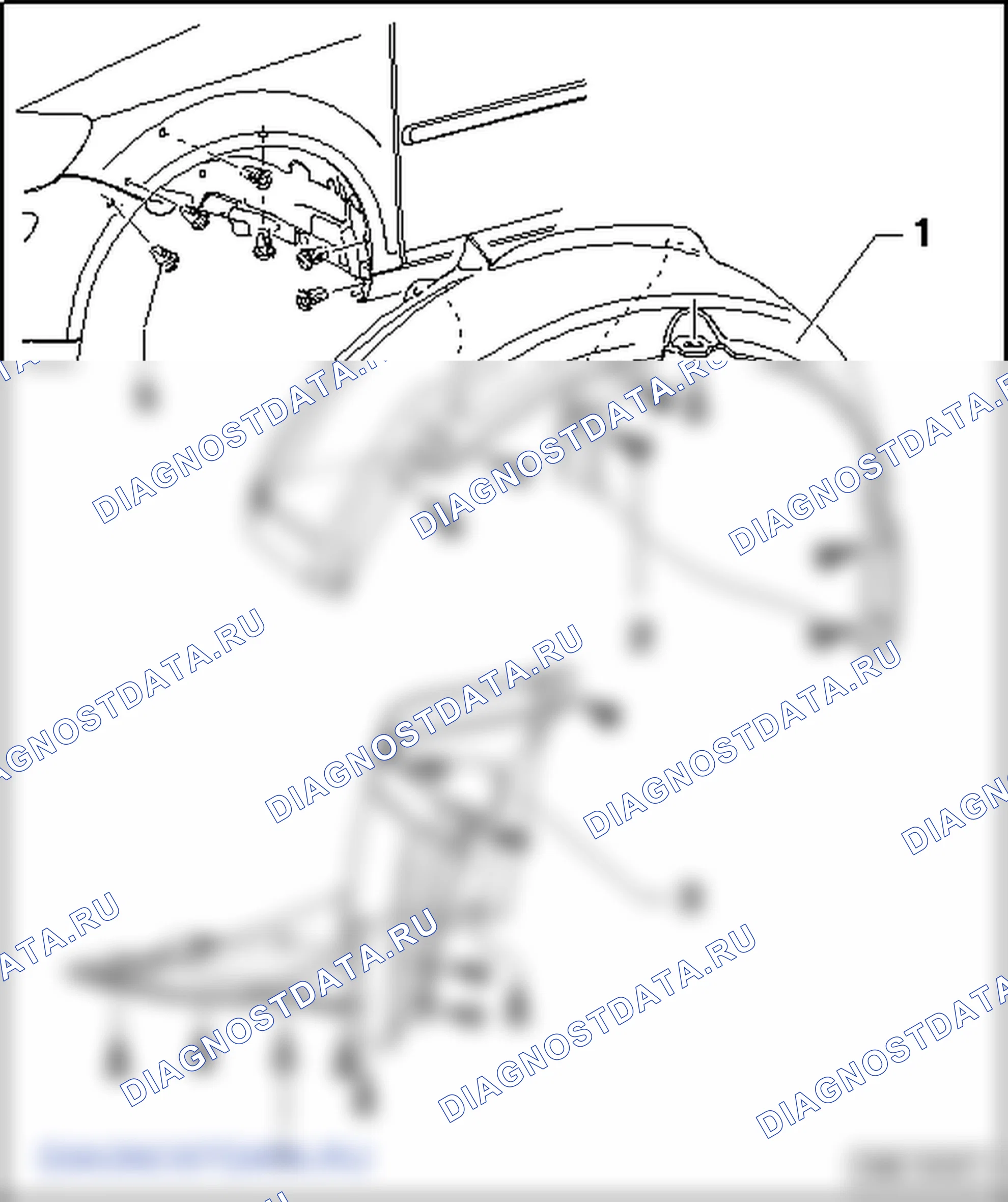 Подкрылок. Volkswagen Golf Plus I
