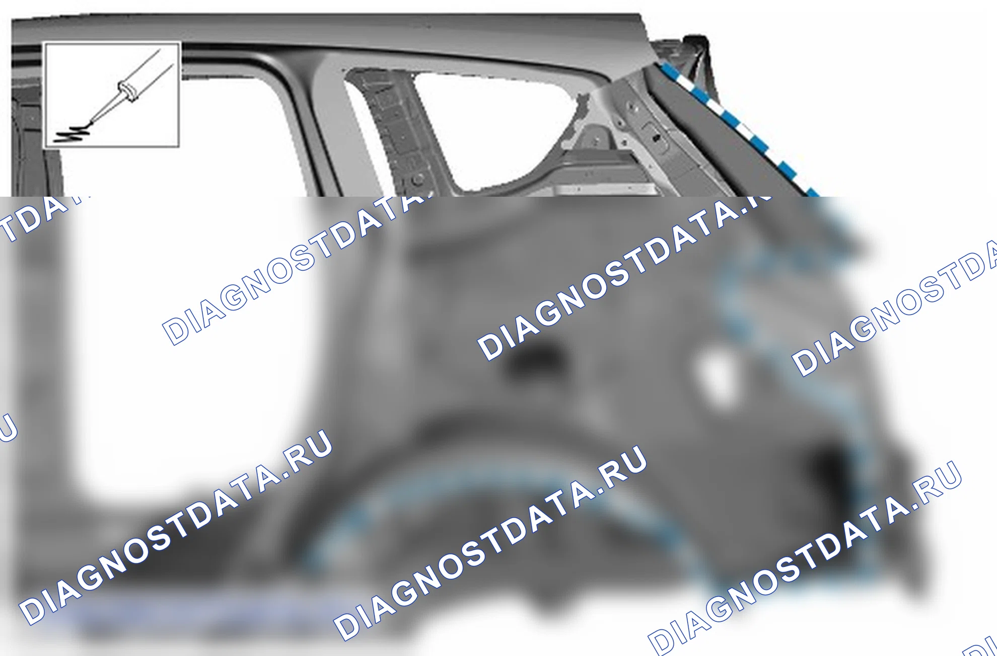 Как снять и установить панель задней боковой части кузова. Ford Galaxy III