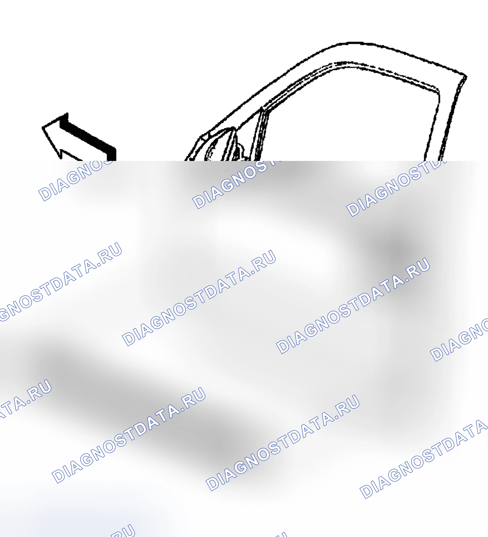 Рис. 13: Порядок демонтажа. Chevrolet Silverado 2500 