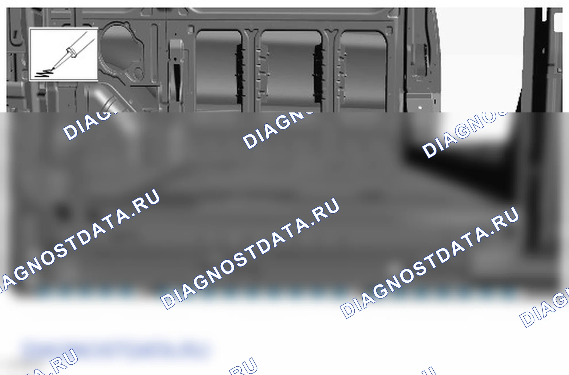 Как снять и установить панель нижней обвязки. Ford Transit VIII