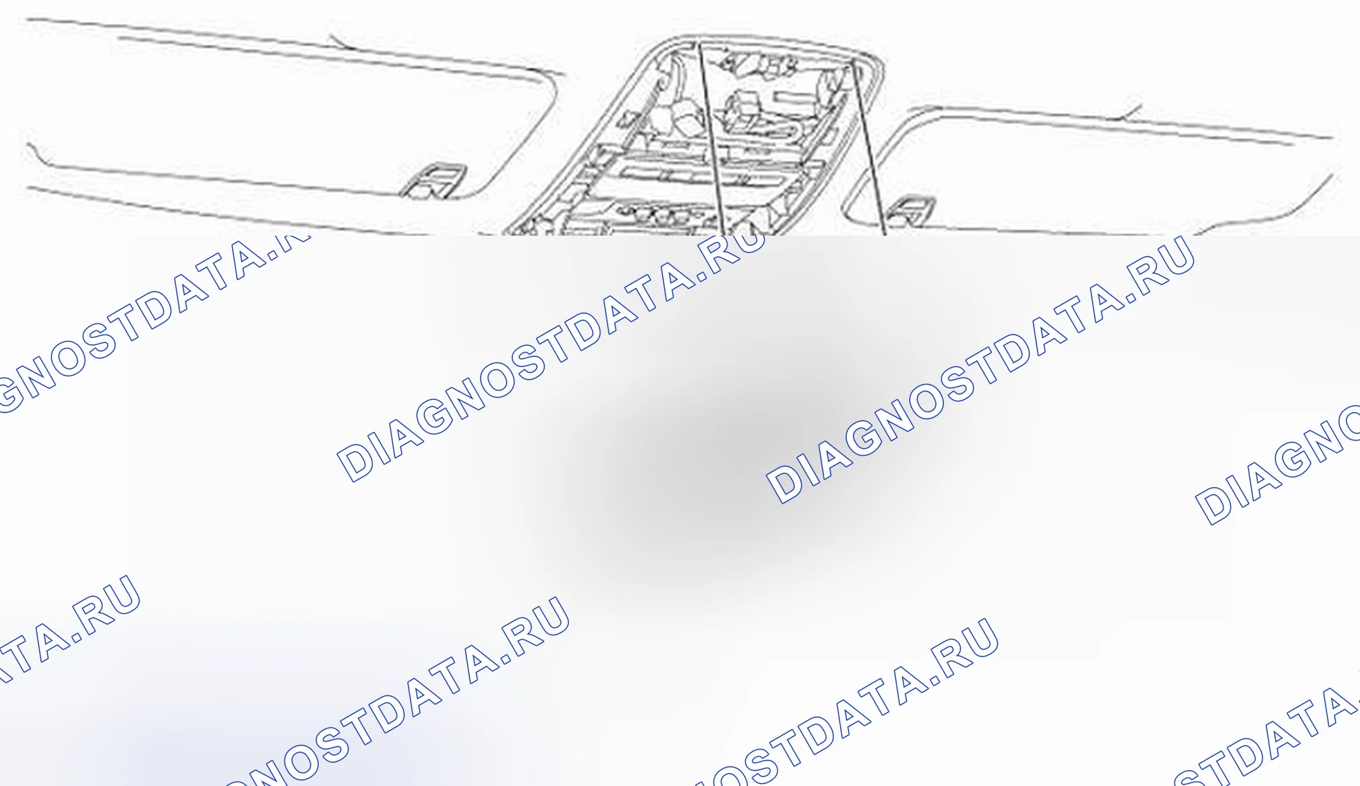 Рис. 16: Замена консоли крыши (сборка). Kia Picanto III рестайлинг