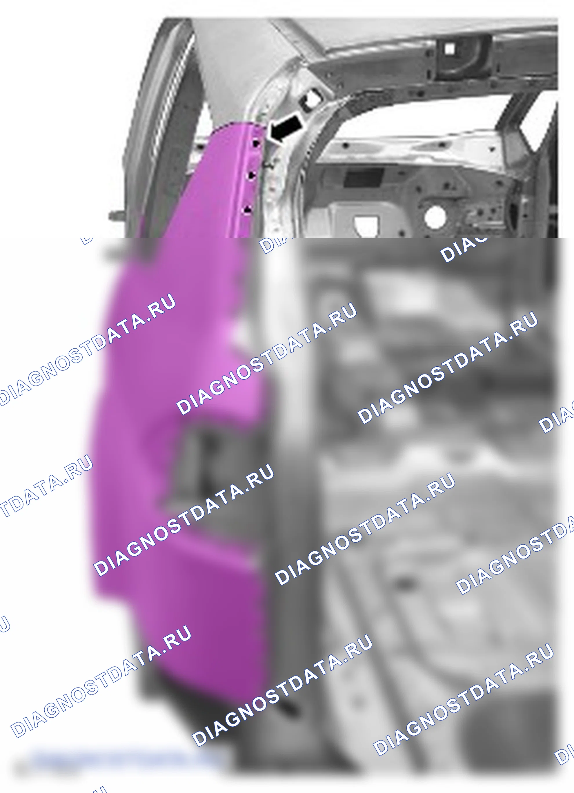 Как снять и установить левую панель задней боковой части кузова. Ford Galaxy II