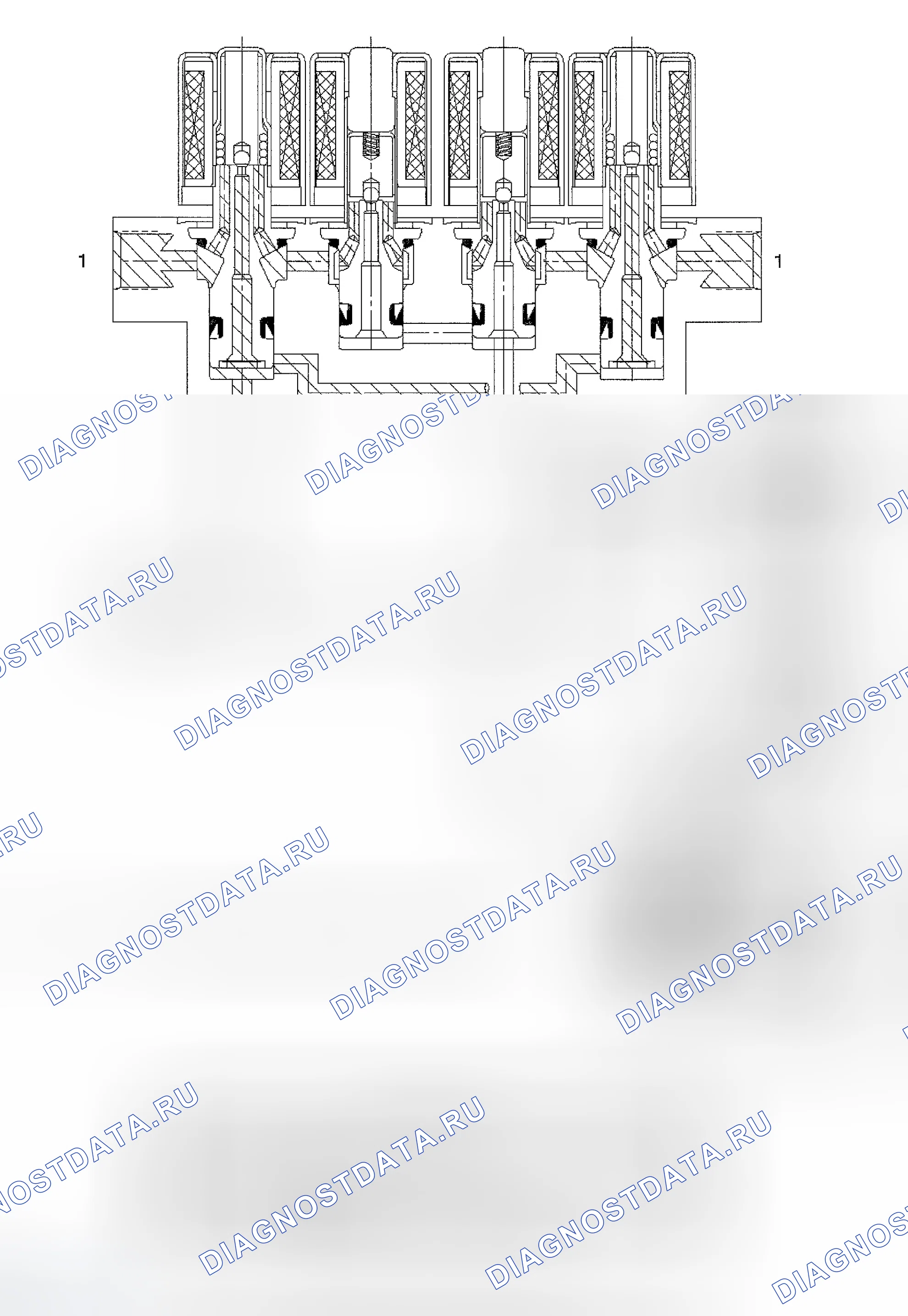 Рис. 34: Повышение давления (повторное применение). Isuzu Axiom I