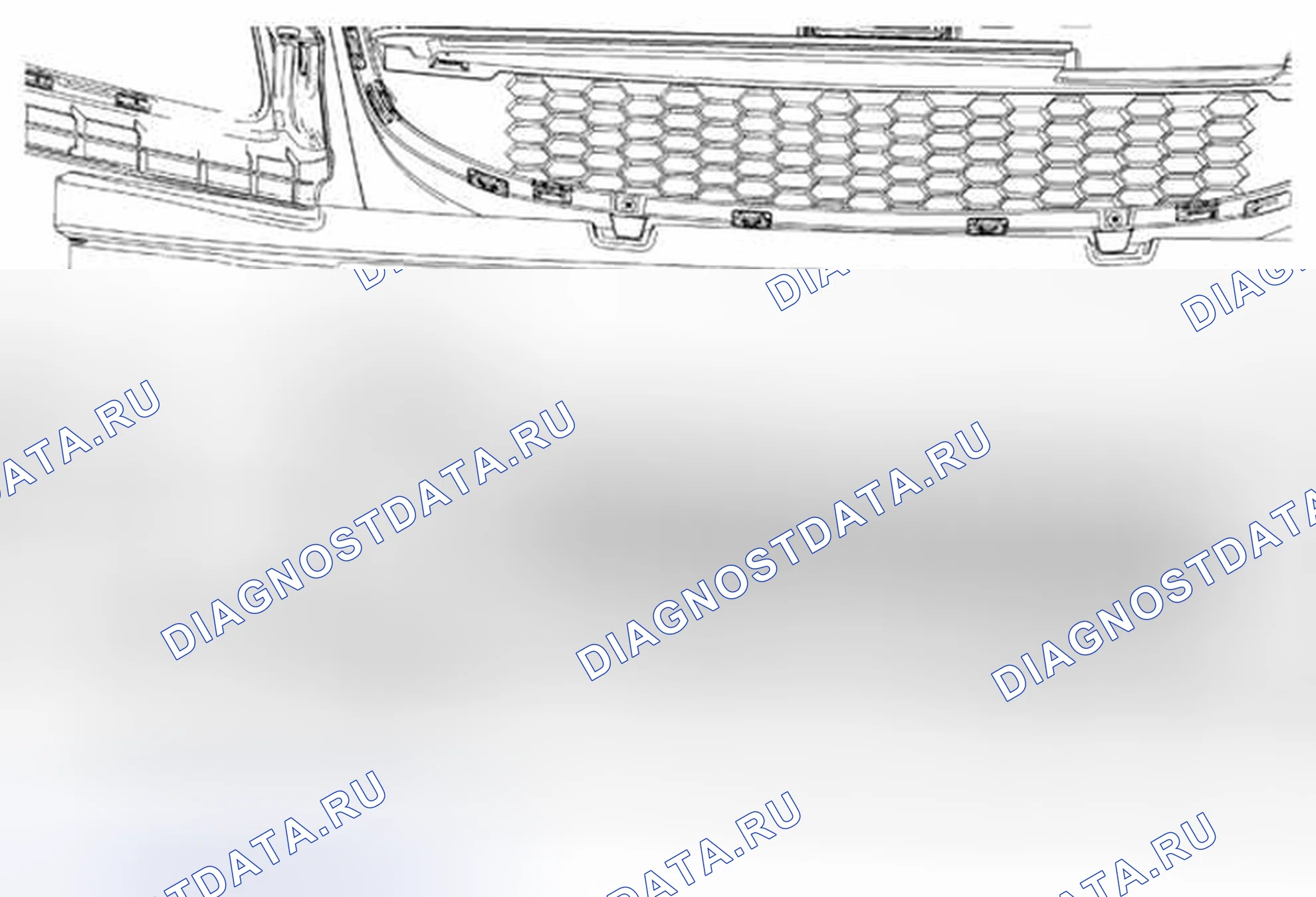Рис. 65: Замена датчика температуры окружающего воздуха. Chevrolet Orlando I